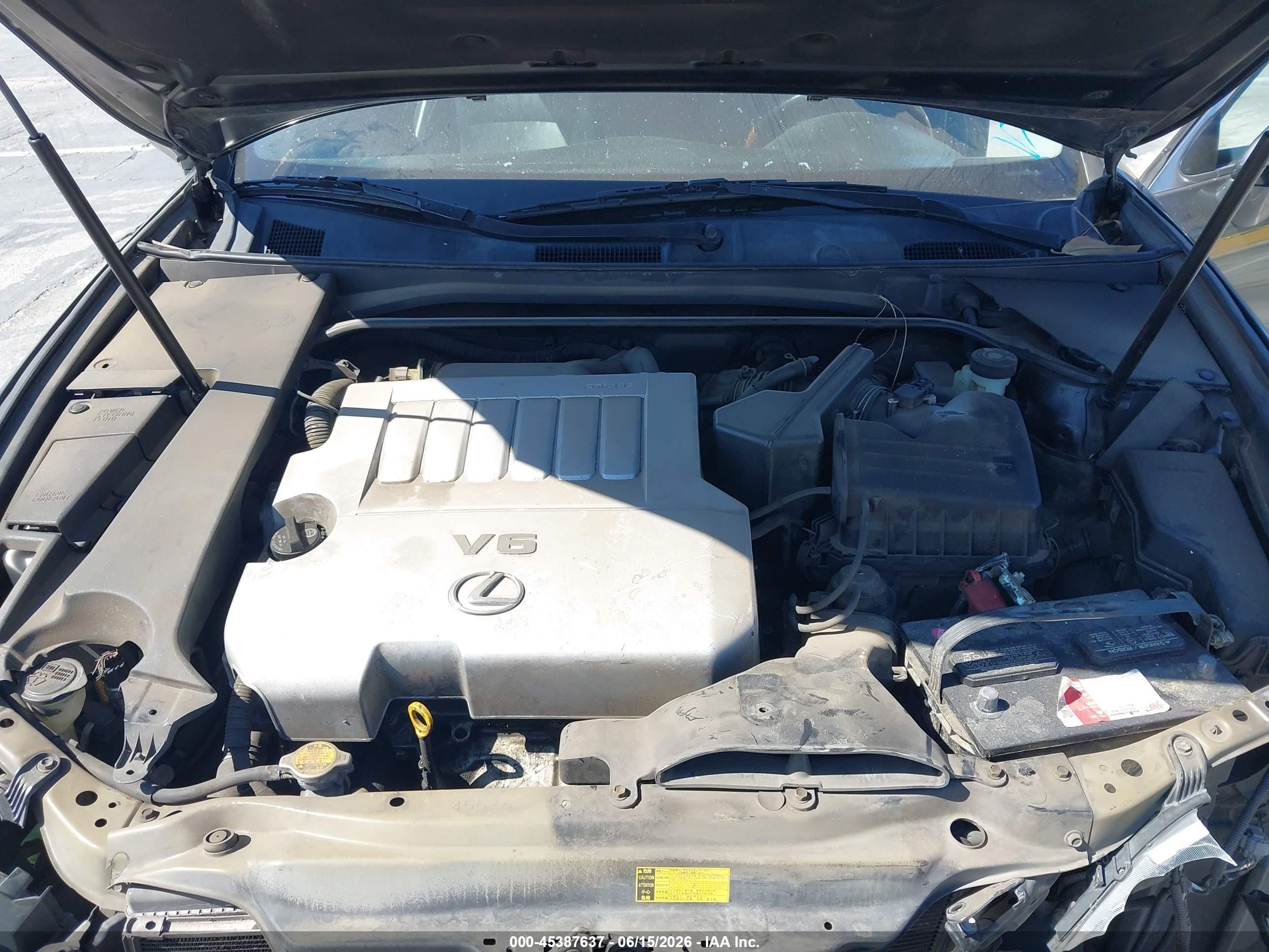 2008 Lexus Es 350   Blue vin: JTHBJ46G882176651