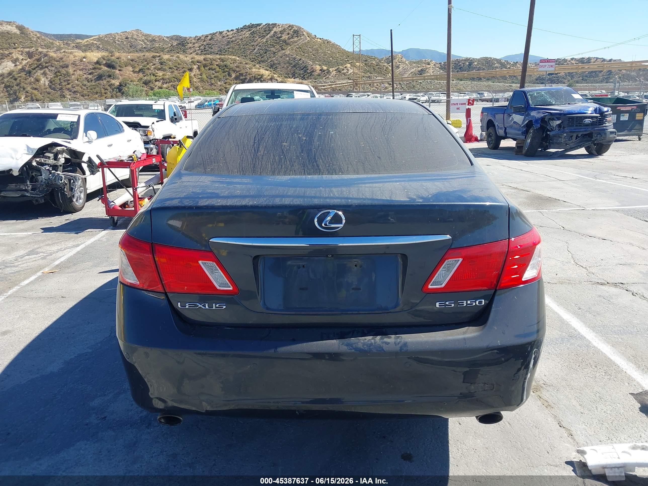 2008 Lexus Es 350   Blue vin: JTHBJ46G882176651