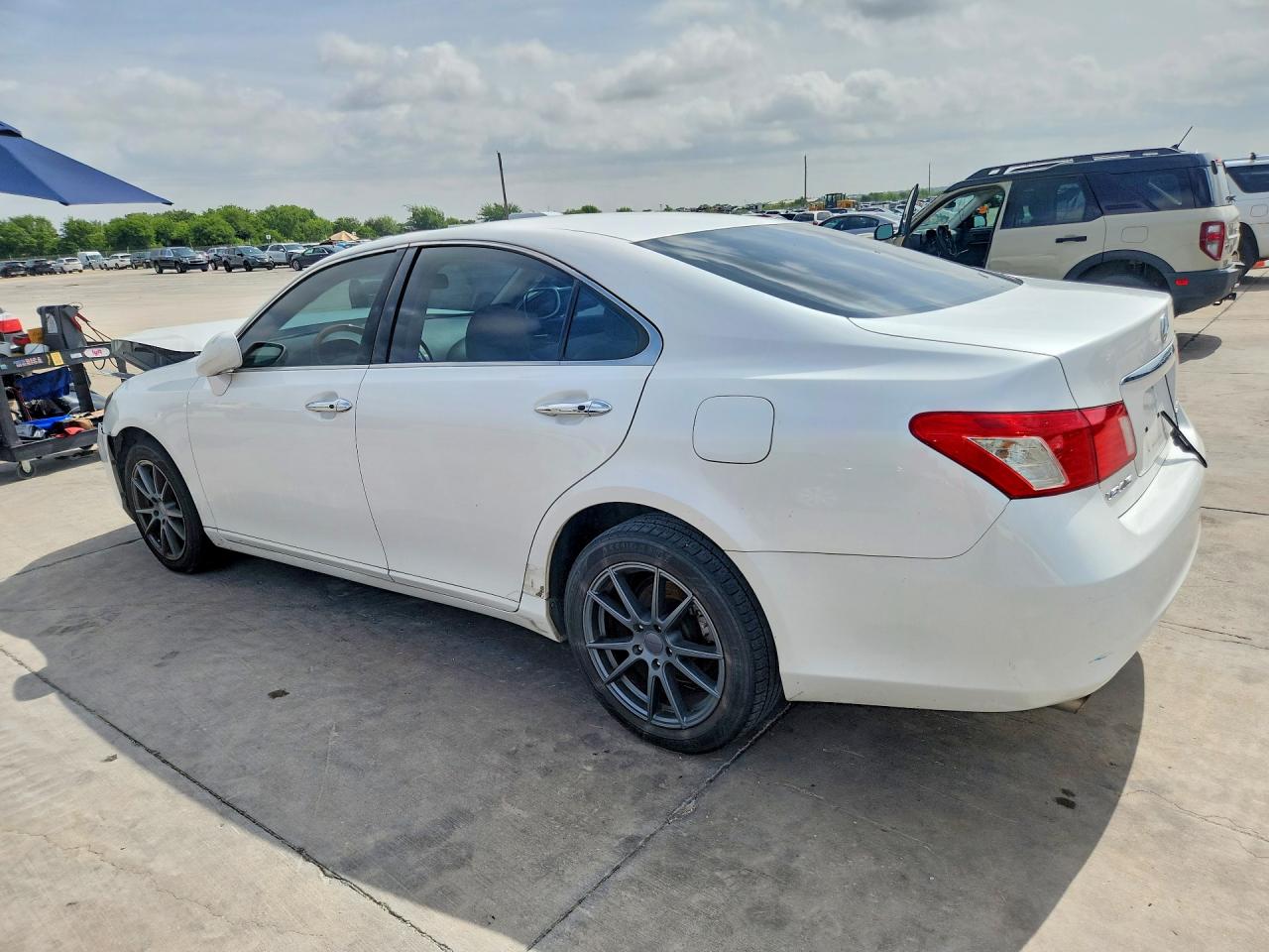 2008 Lexus Es 350 White vin: JTHBJ46G882187312