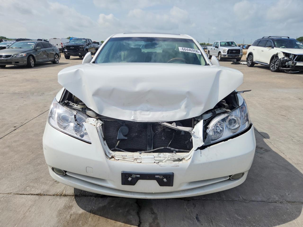 2008 Lexus Es 350 White vin: JTHBJ46G882187312