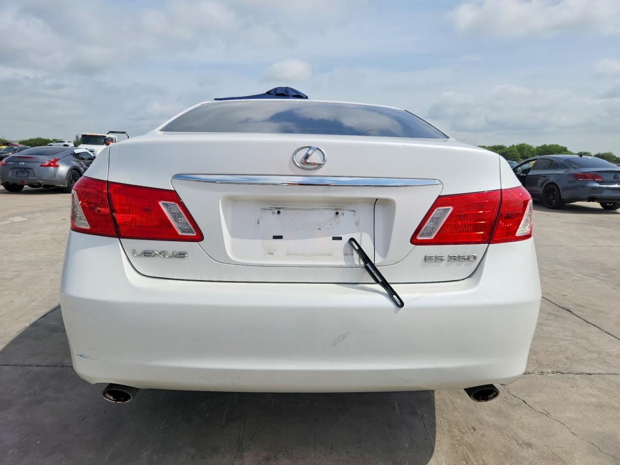 2008 Lexus Es 350 White vin: JTHBJ46G882187312