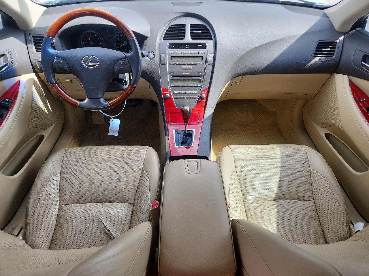 2008 Lexus Es 350 White vin: JTHBJ46G882187312