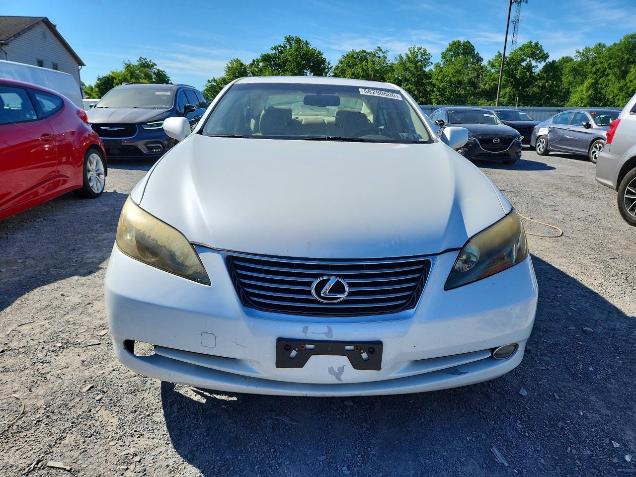 2008 Lexus Es 350 Белый vin: JTHBJ46G882195037