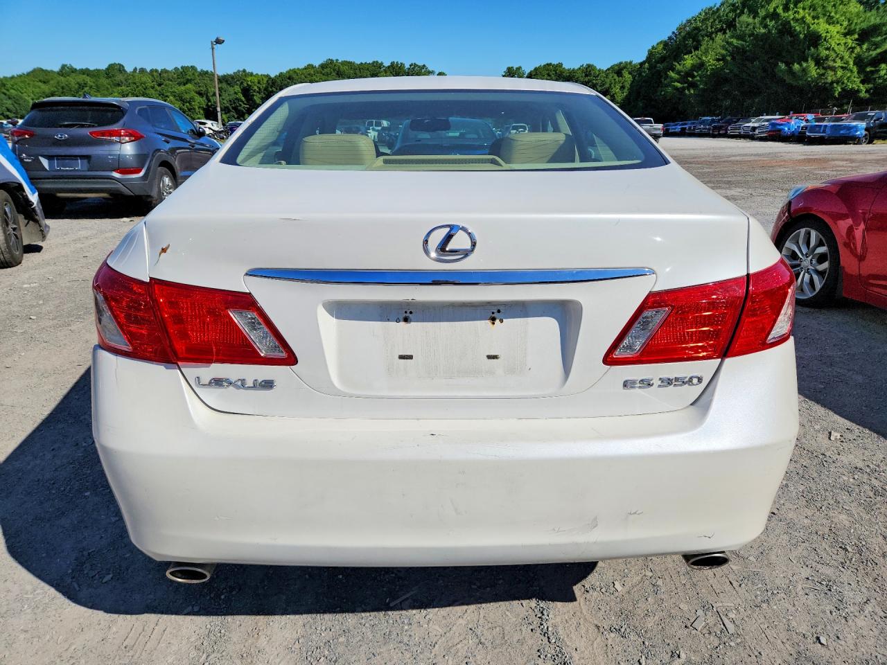 2008 Lexus Es 350 Белый vin: JTHBJ46G882195037