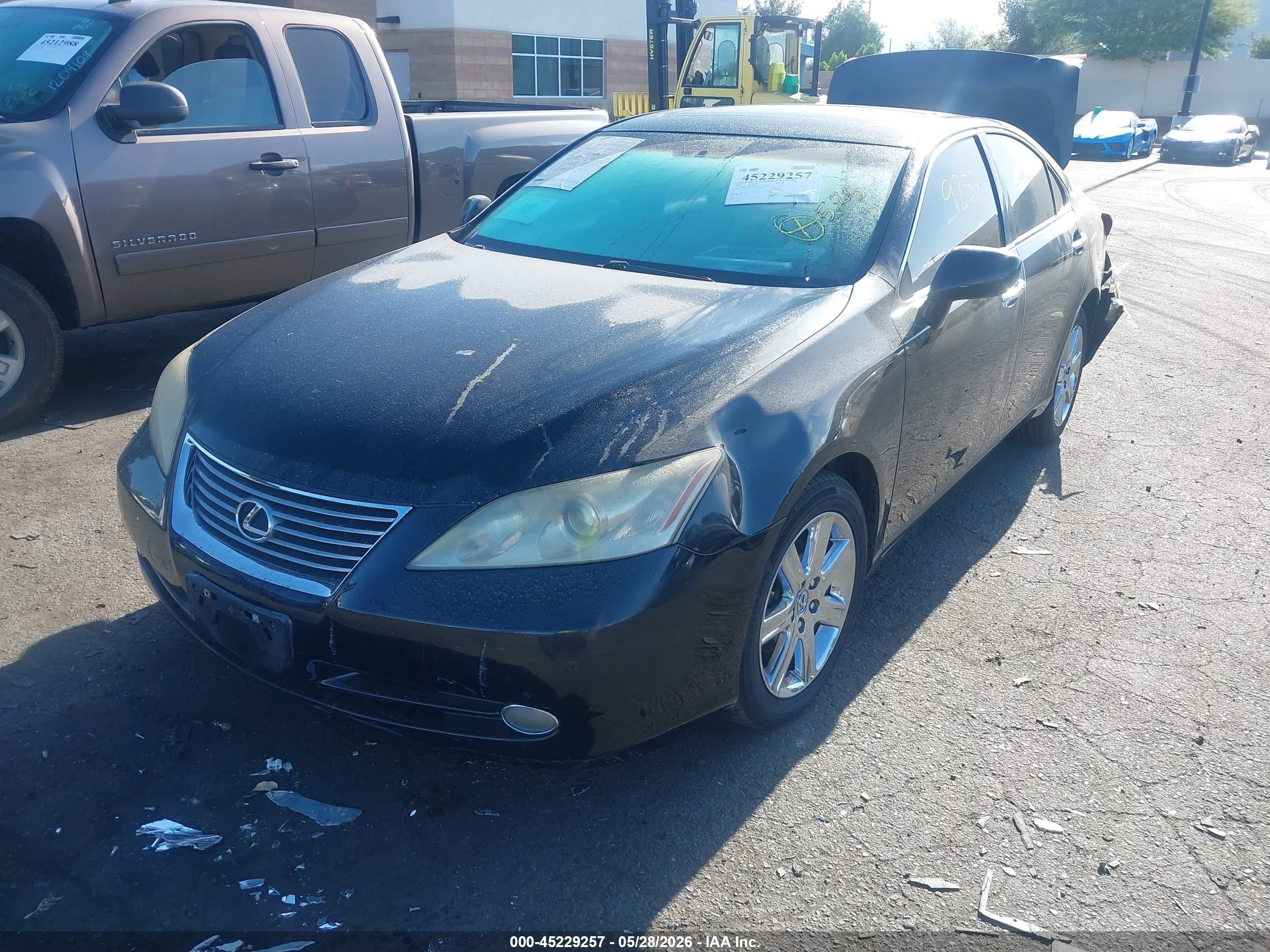2008 Lexus Es 350   Black vin: JTHBJ46G882208708