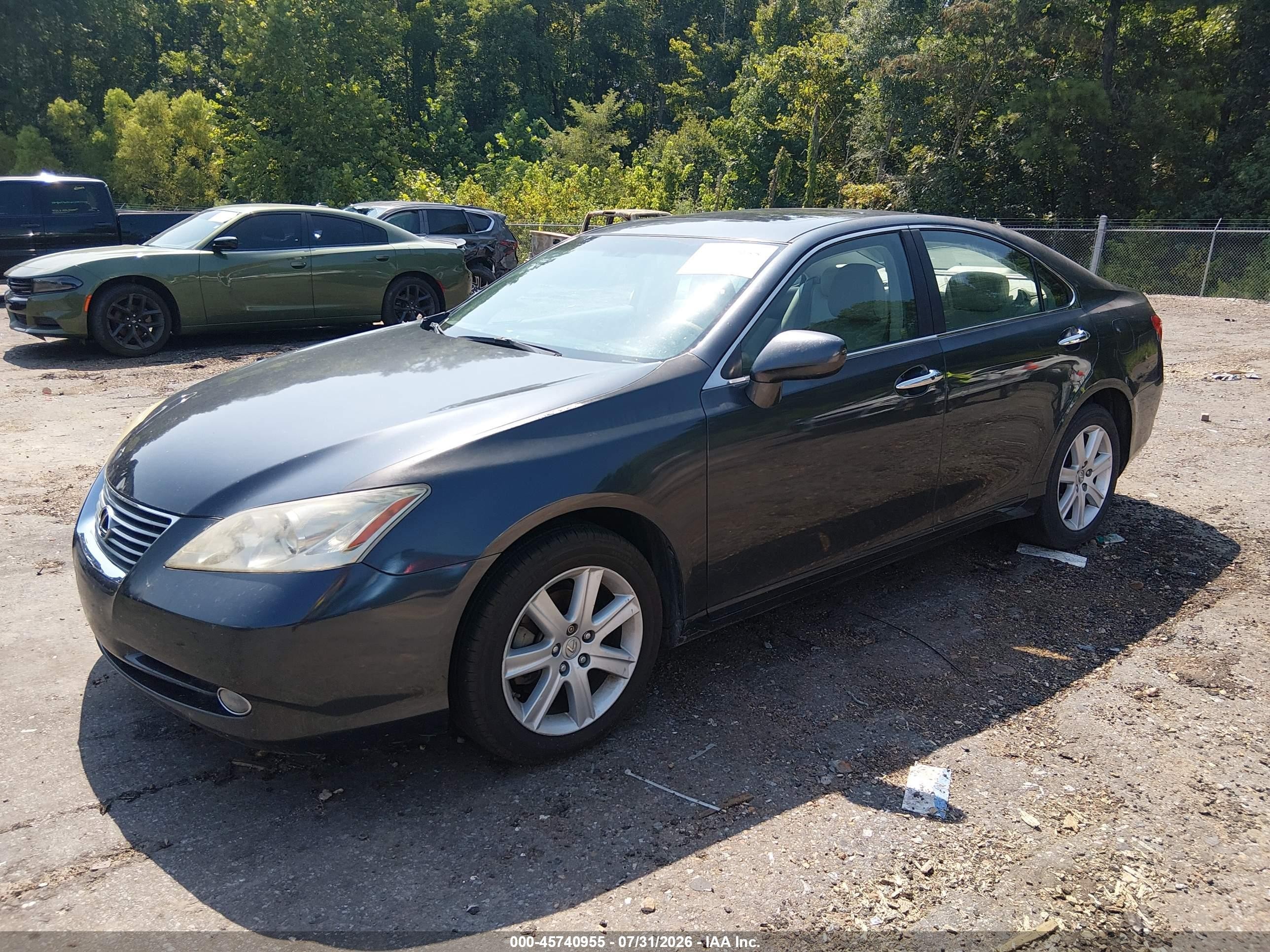 2008 Lexus Es 350   Черный vin: JTHBJ46G882220339