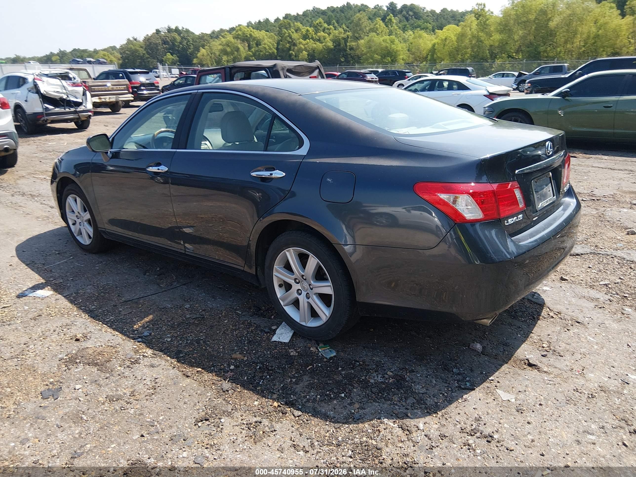 2008 Lexus Es 350   Черный vin: JTHBJ46G882220339