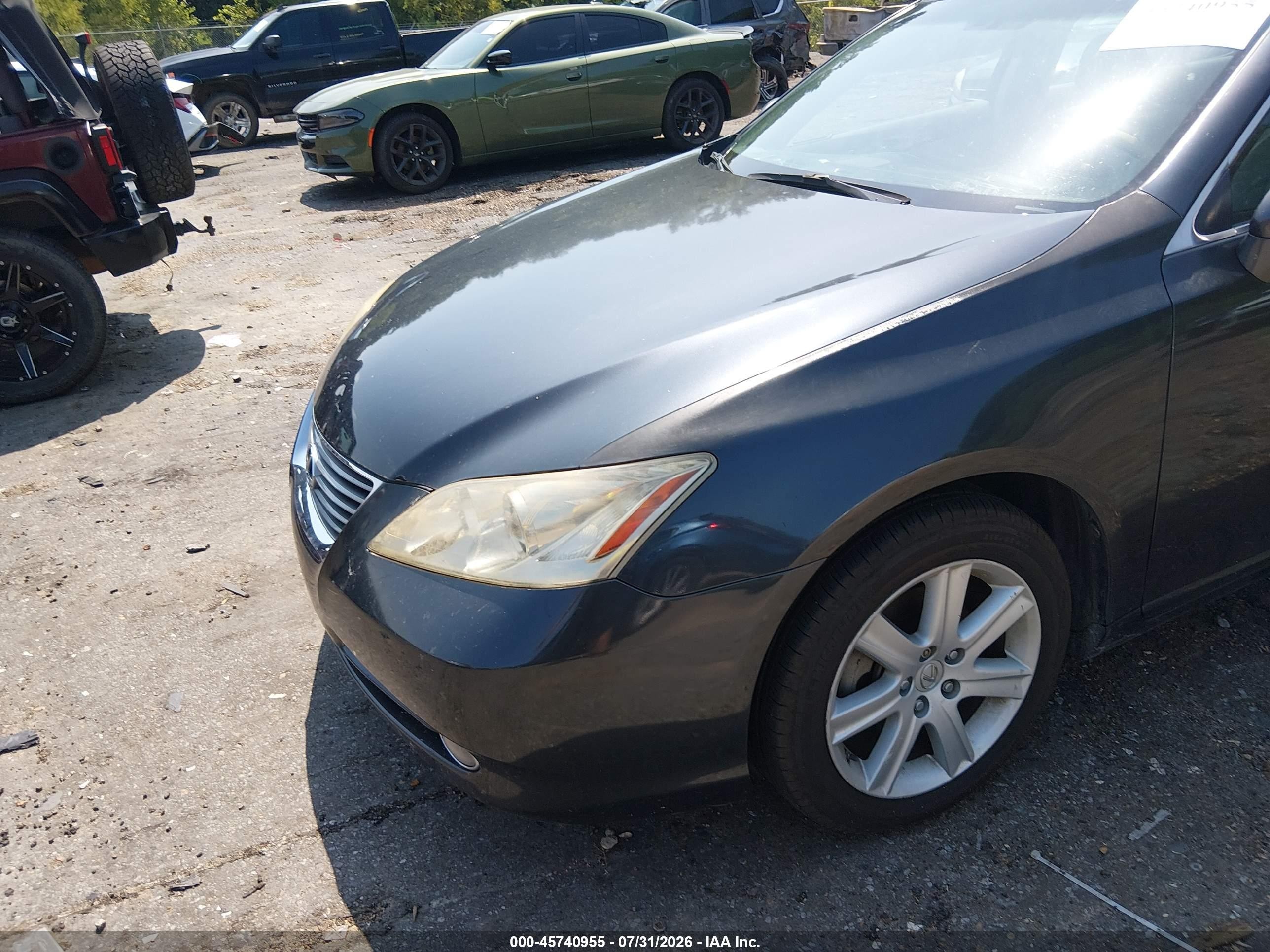 2008 Lexus Es 350   Черный vin: JTHBJ46G882220339