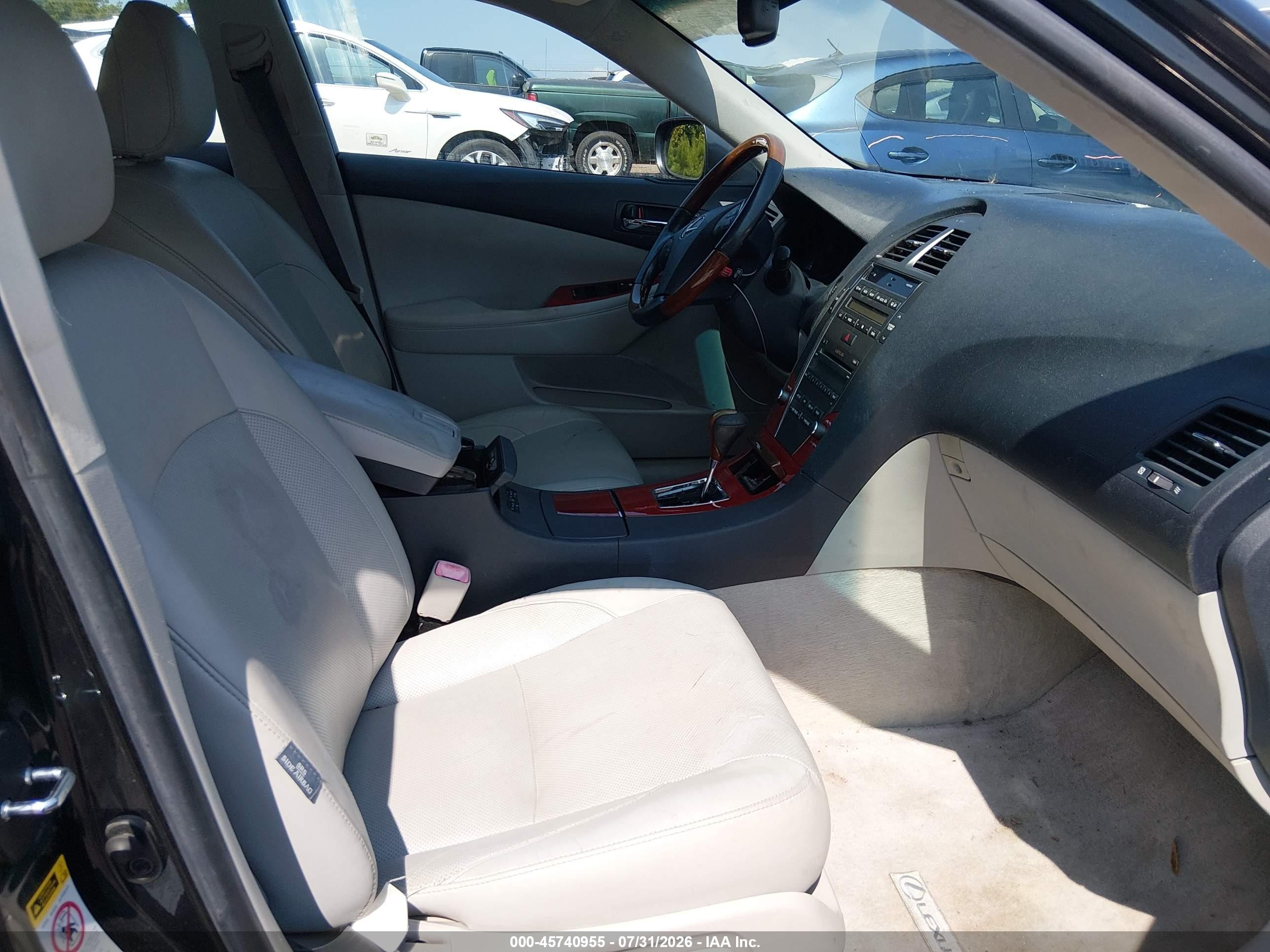 2008 Lexus Es 350   Черный vin: JTHBJ46G882220339