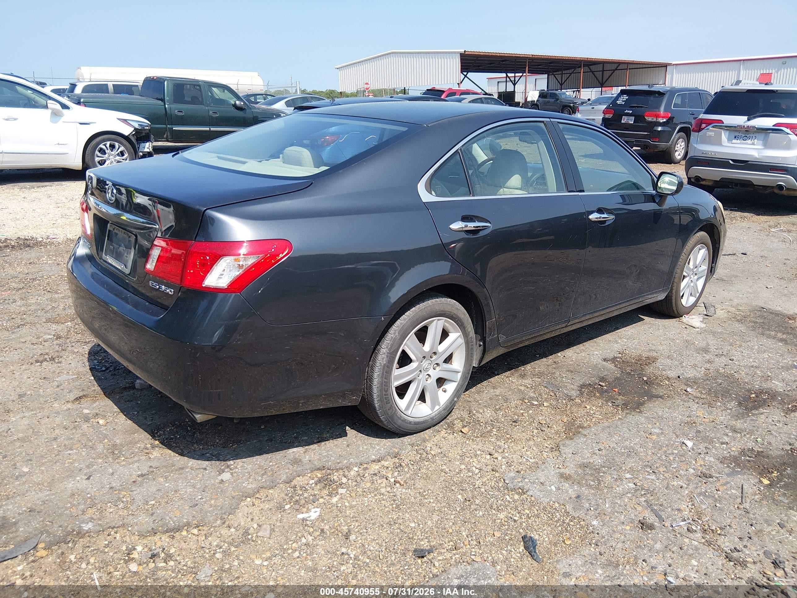 2008 Lexus Es 350   Черный vin: JTHBJ46G882220339