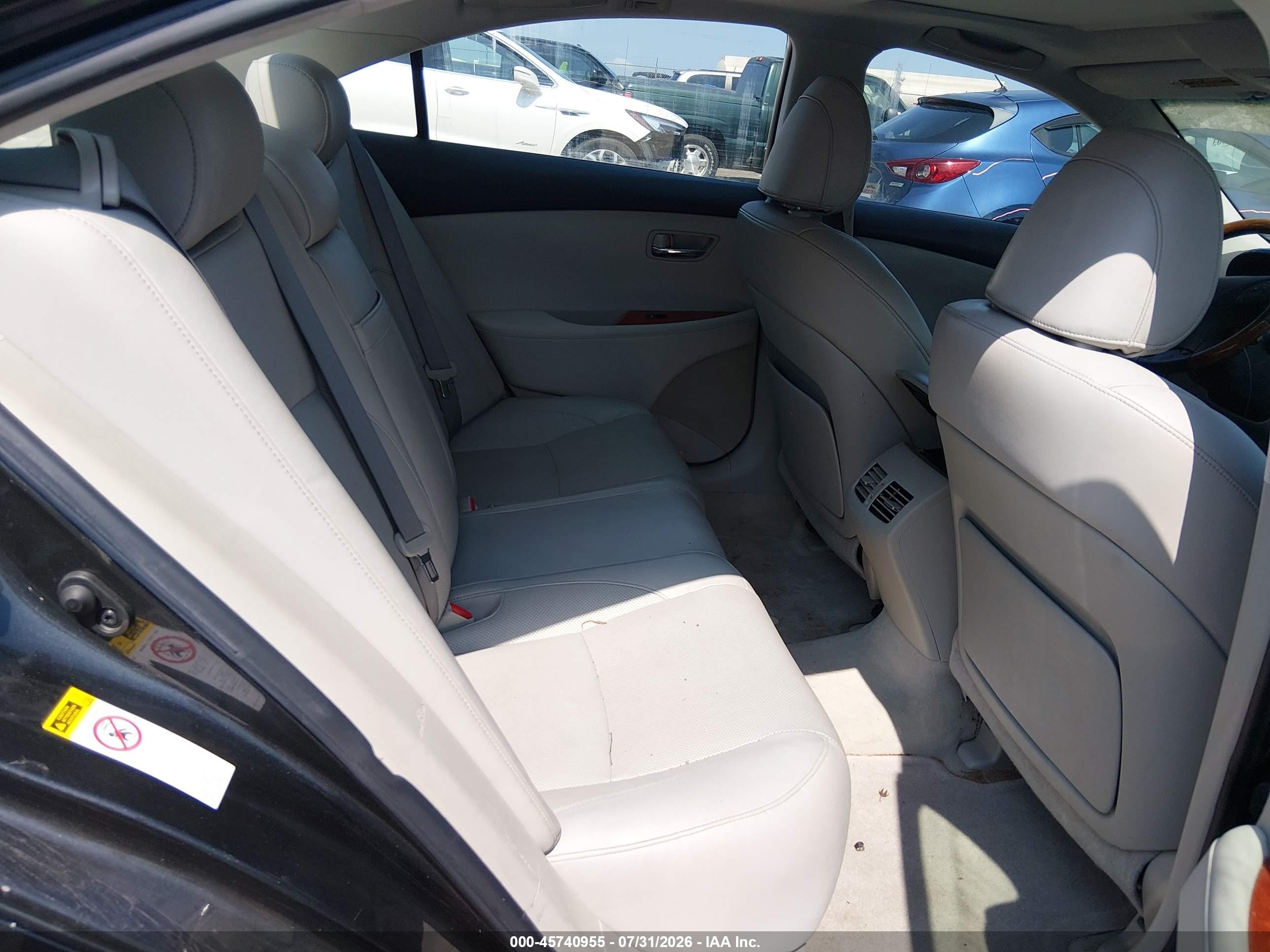 2008 Lexus Es 350   Черный vin: JTHBJ46G882220339