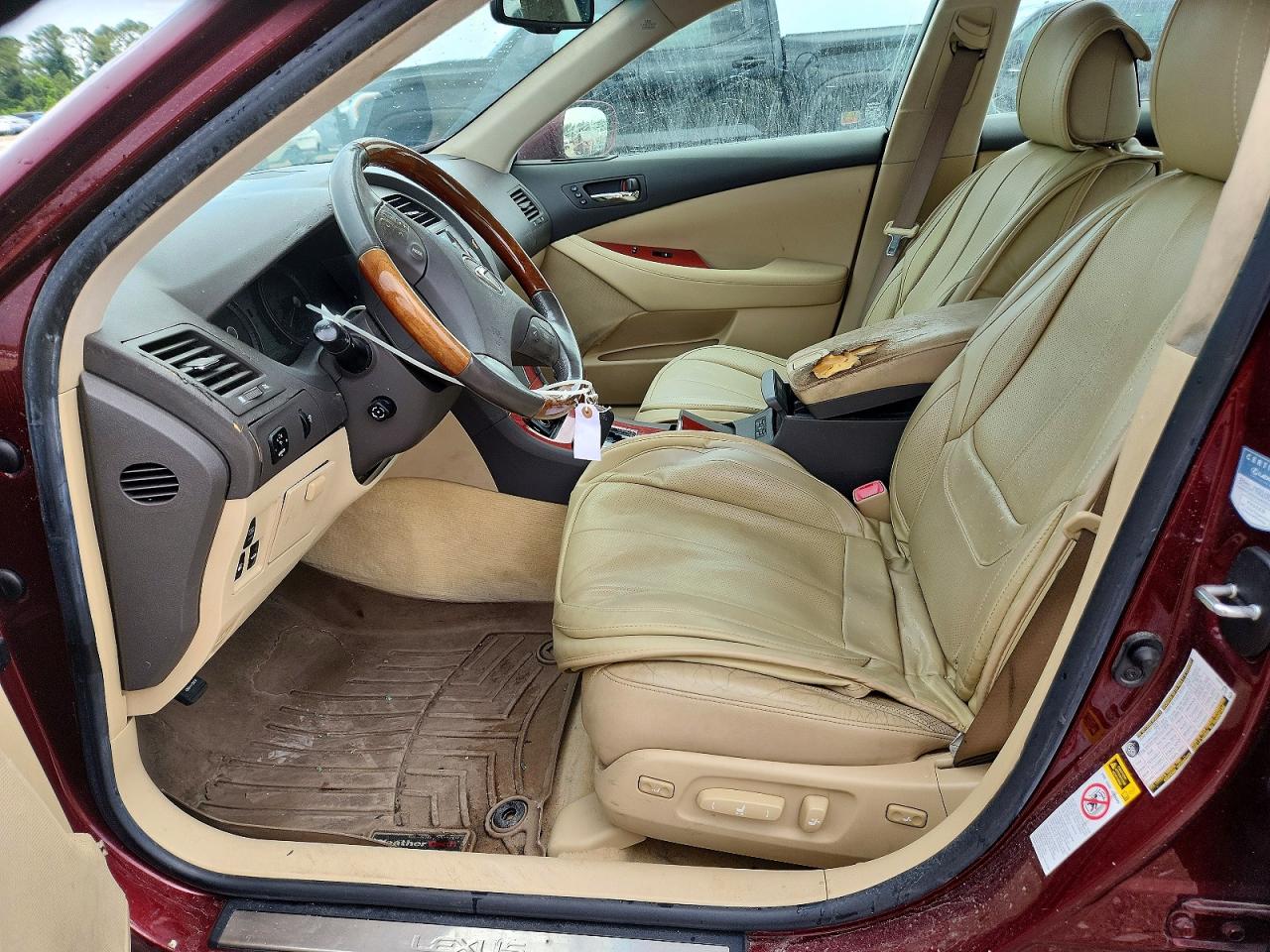 2008 Lexus Es 350 Burgundy vin: JTHBJ46G882226027
