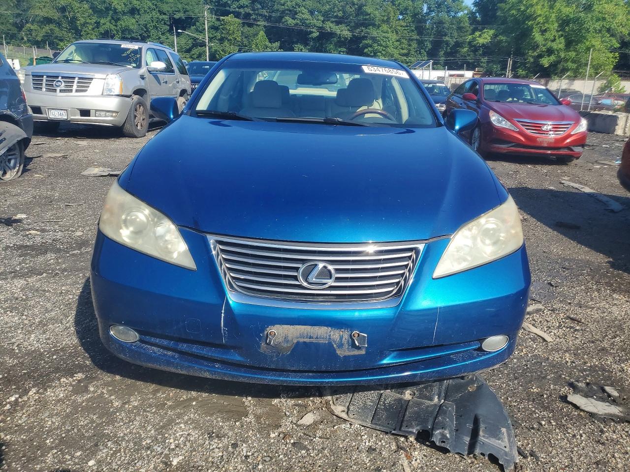 2008 Lexus Es 350 Blue vin: JTHBJ46G882231860