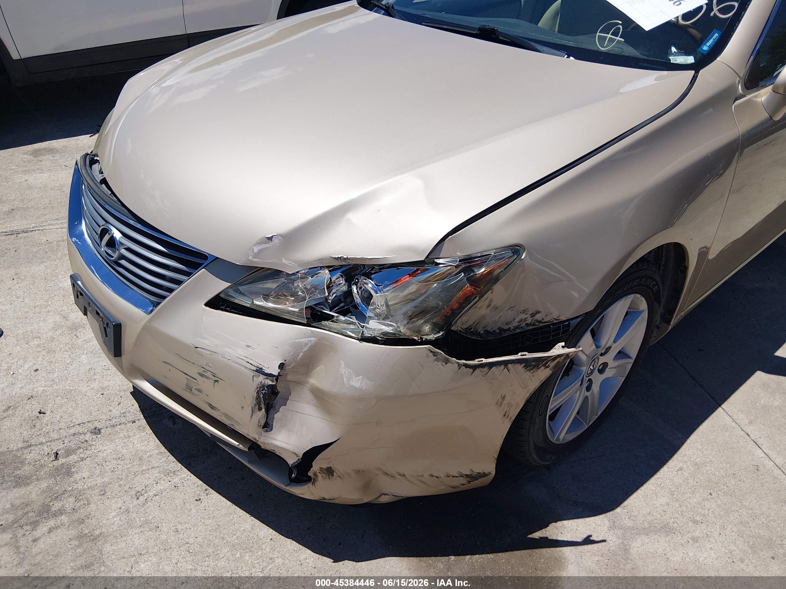 2008 Lexus Es 350 Champagne vin: JTHBJ46G882242907