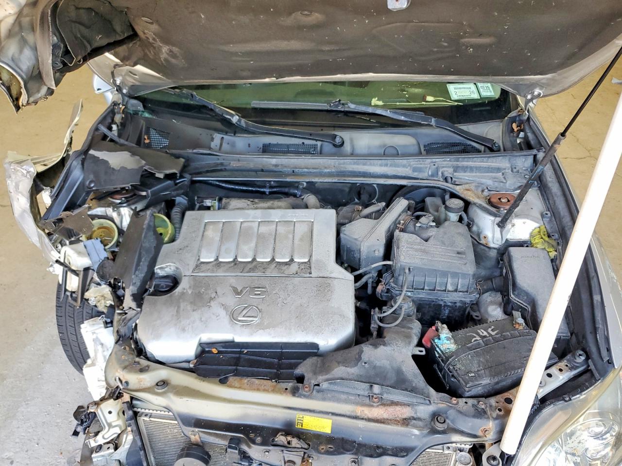 2008 Lexus Es 350 Silver vin: JTHBJ46G882249968