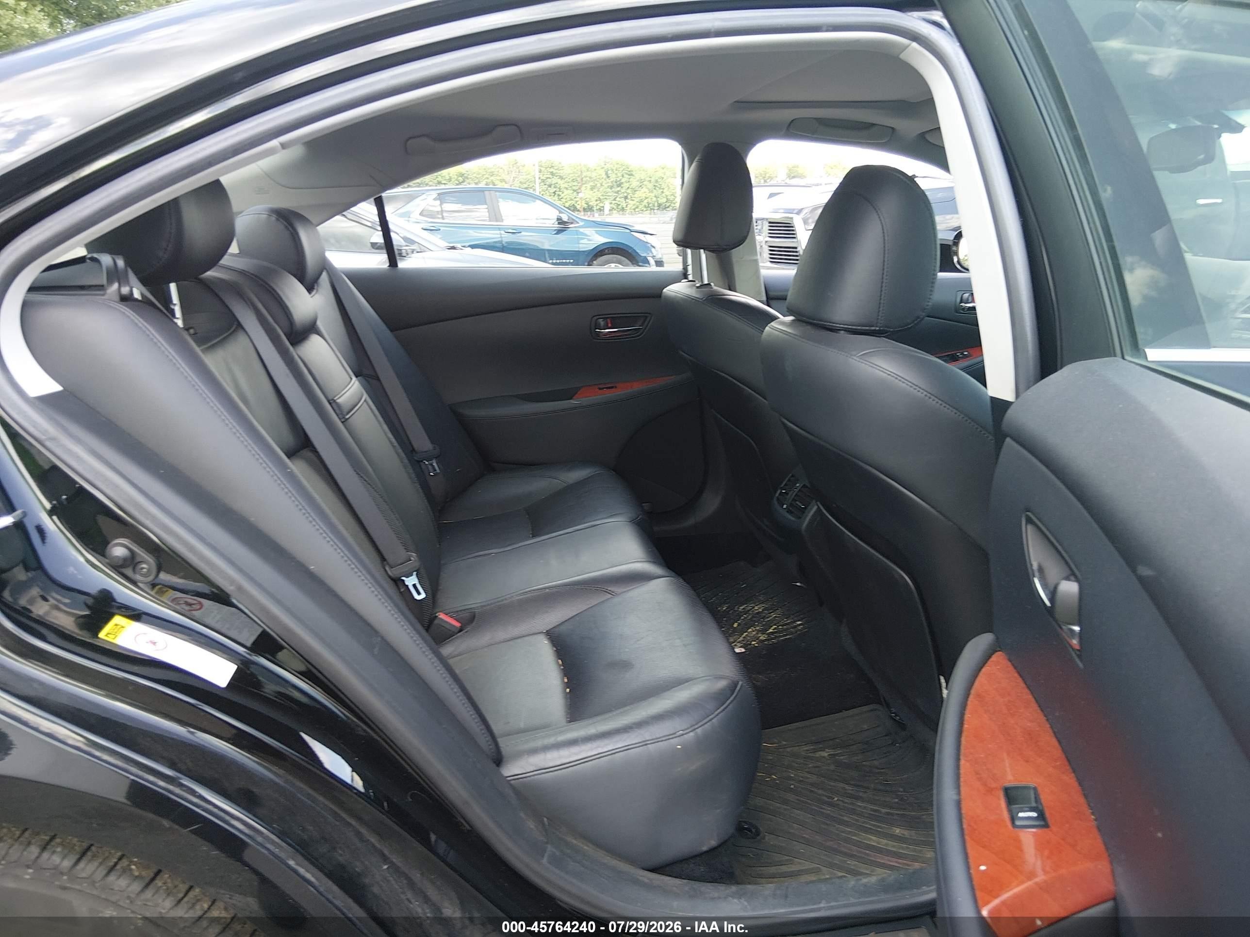 2008 Lexus Es 350   Black vin: JTHBJ46G882255916