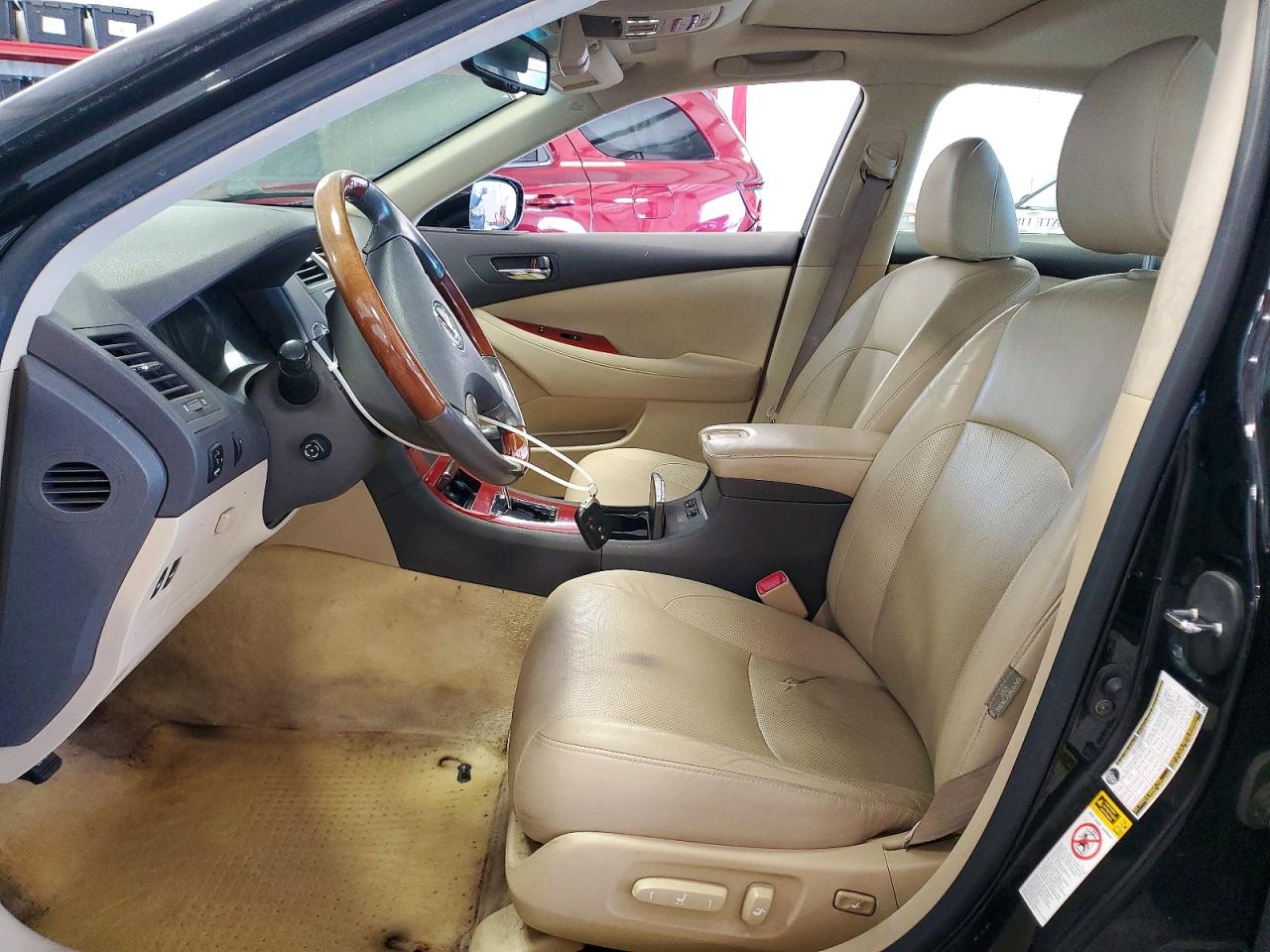 2008 Lexus Es 350 Black vin: JTHBJ46G882260744