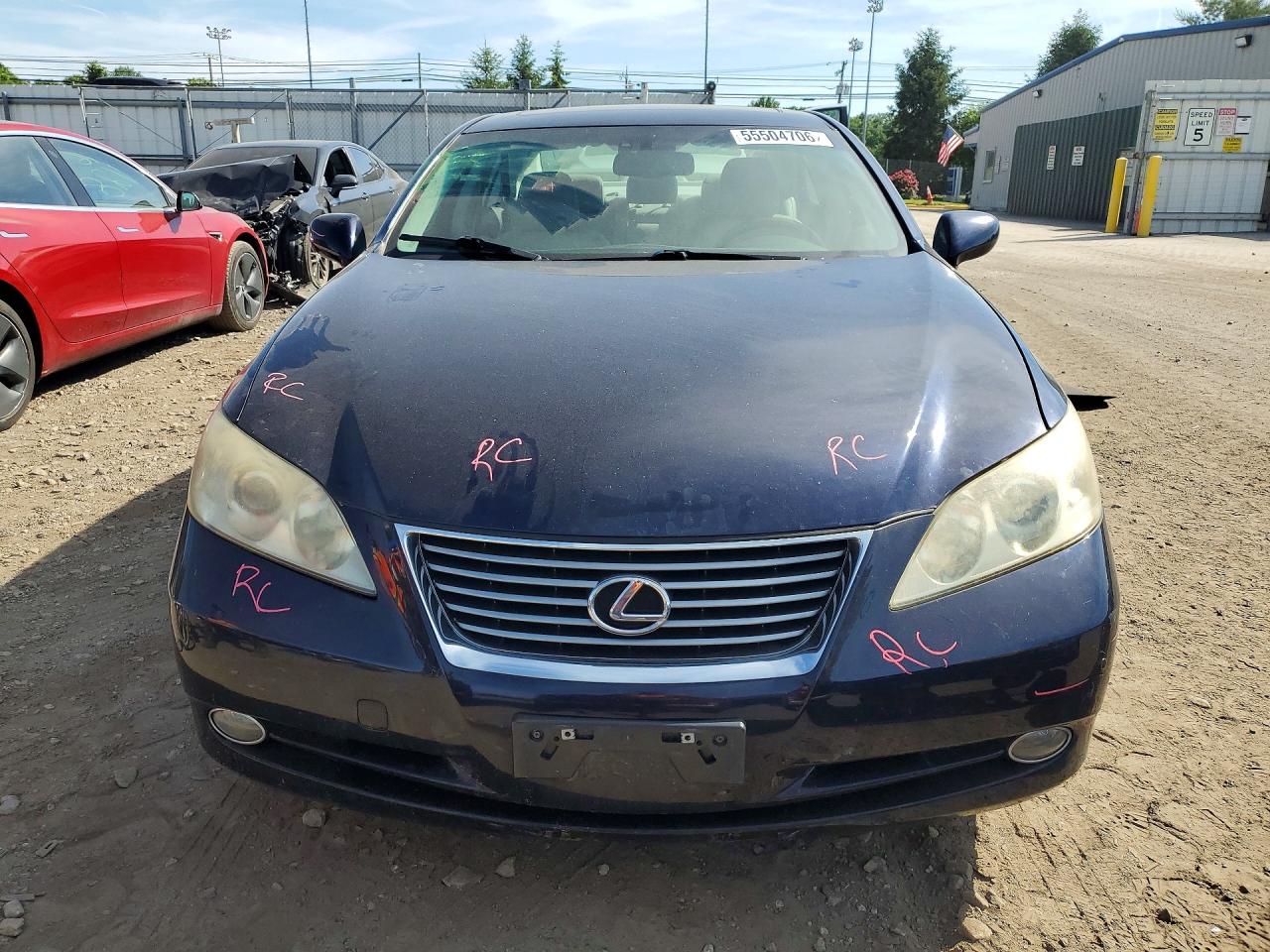 2008 Lexus Es 350 Blue vin: JTHBJ46G882262638