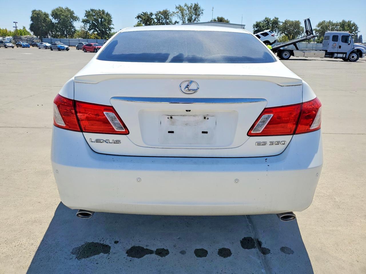 2008 Lexus Es 350 White vin: JTHBJ46G882268617