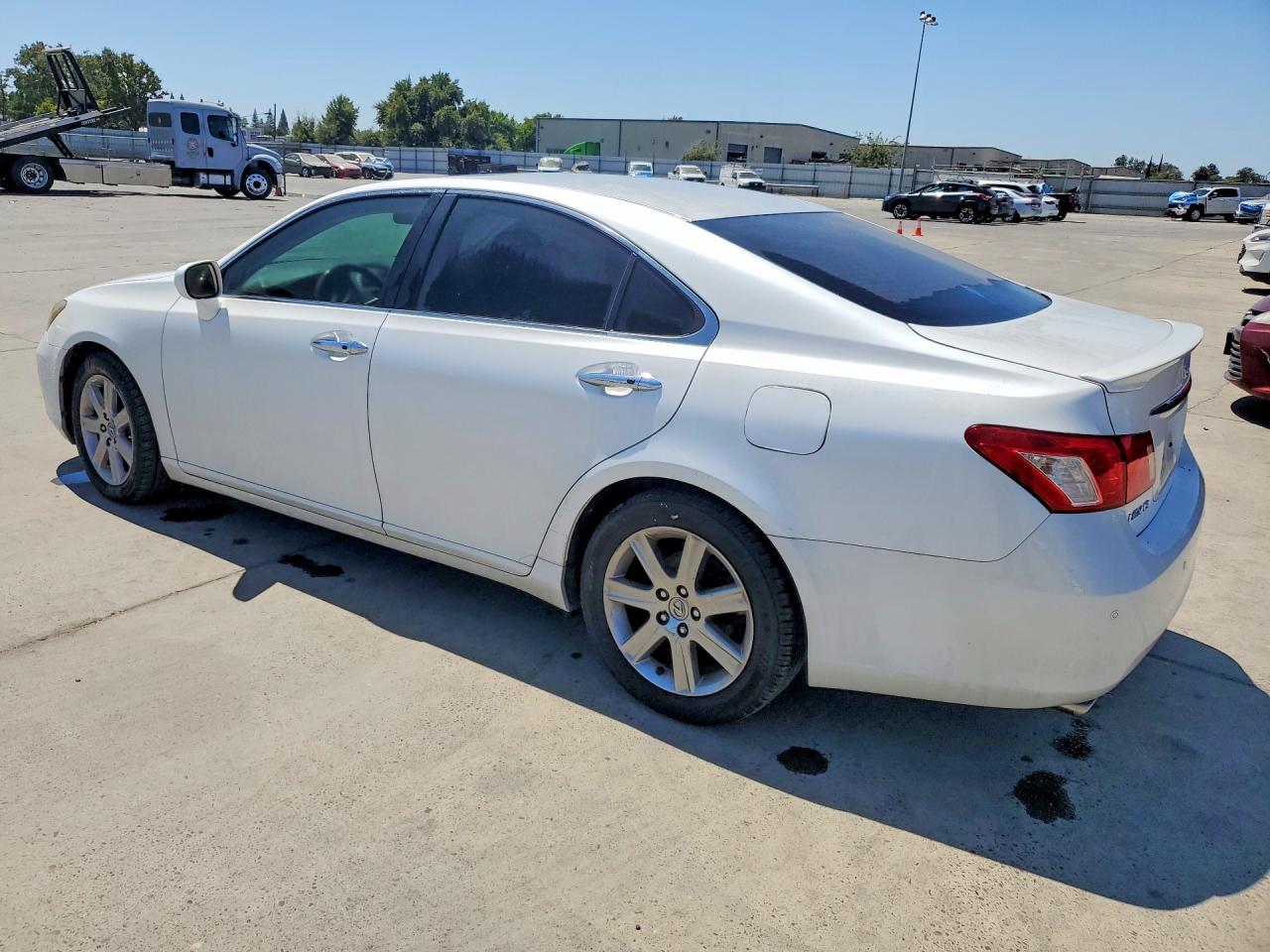 2008 Lexus Es 350 White vin: JTHBJ46G882268617