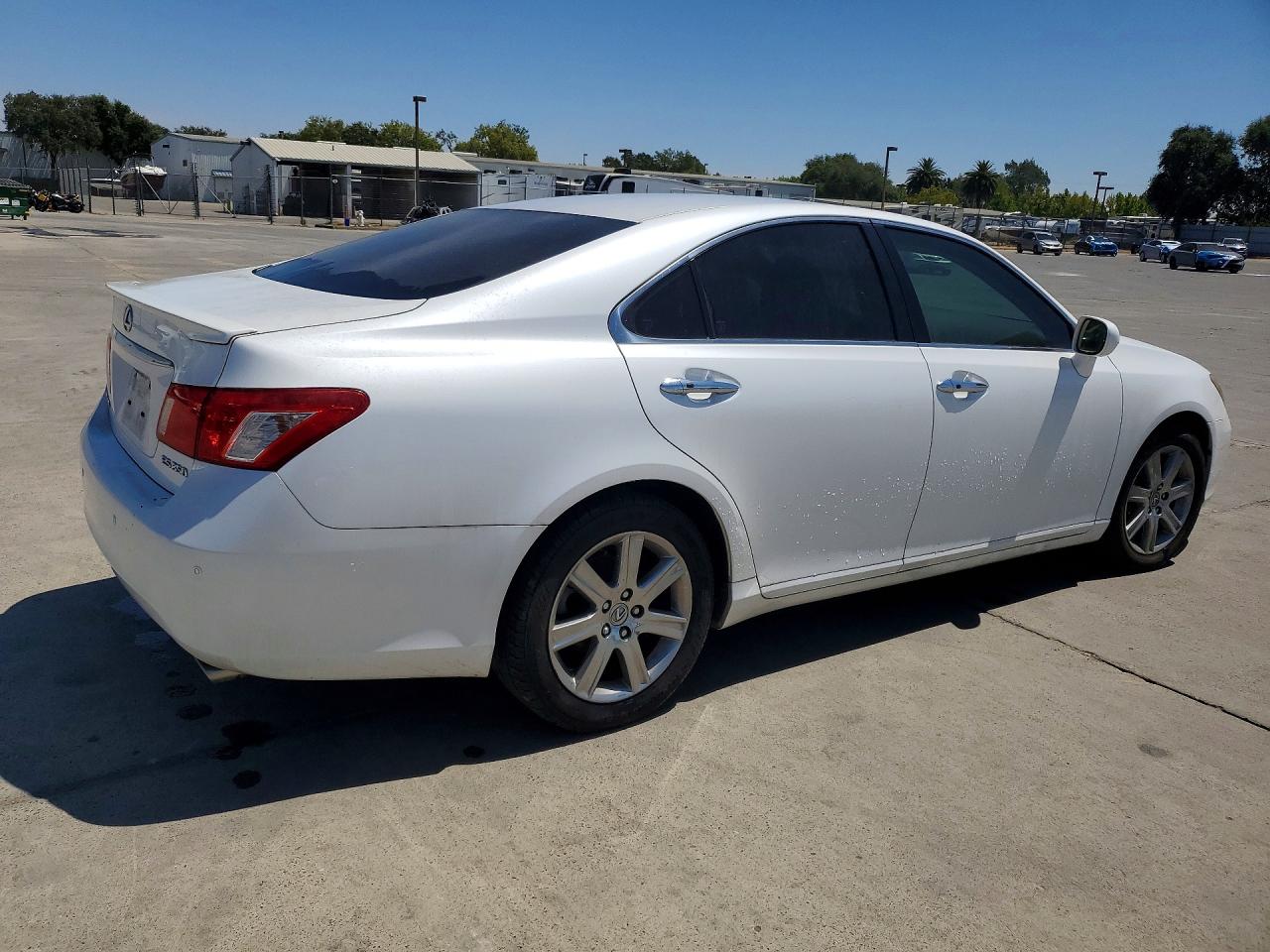 2008 Lexus Es 350 White vin: JTHBJ46G882268617