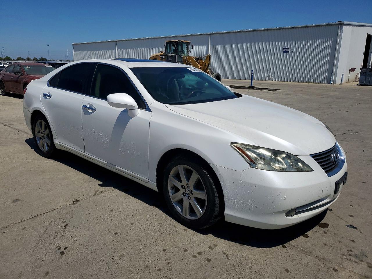 2008 Lexus Es 350 White vin: JTHBJ46G882268617
