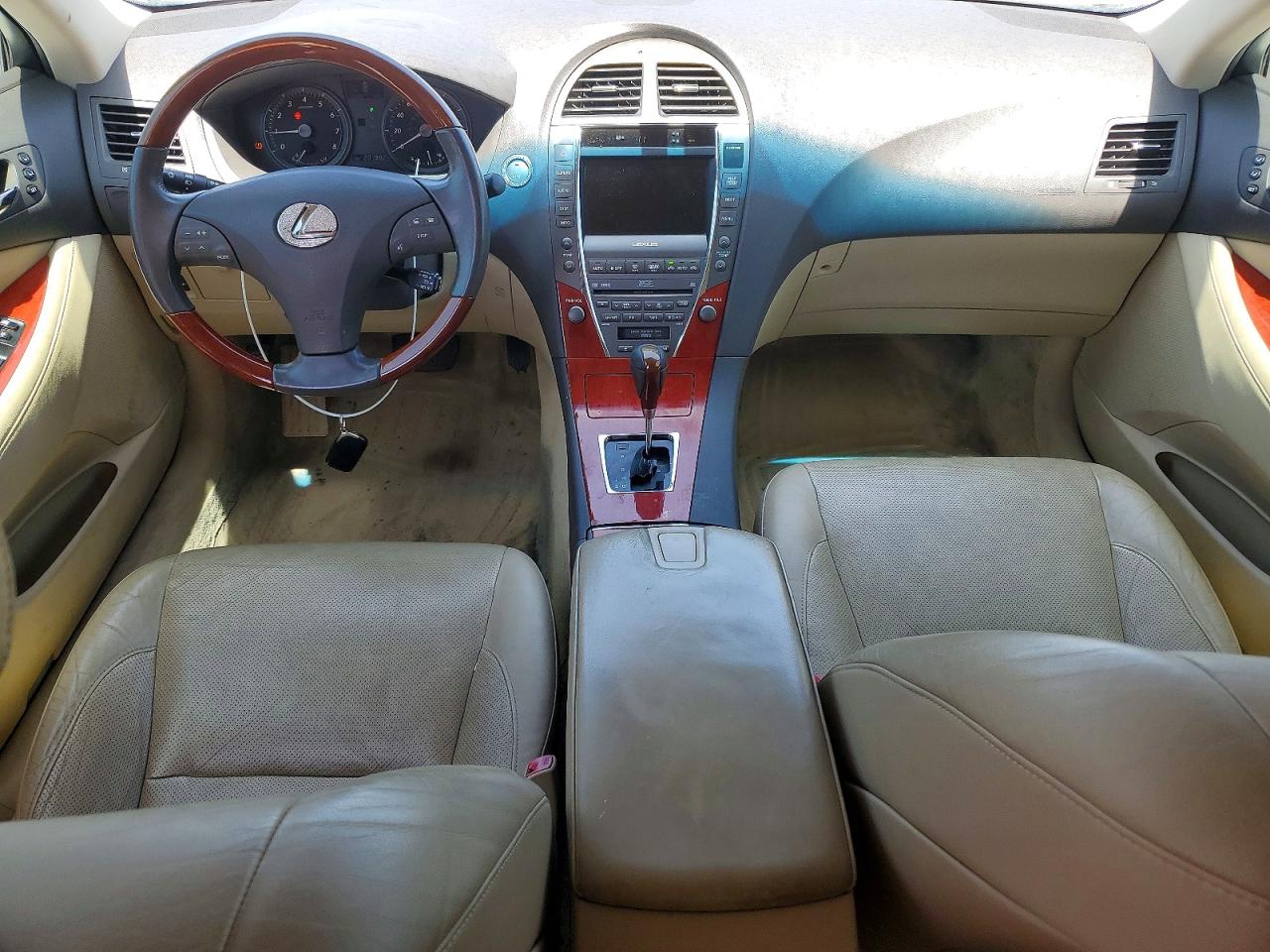 2008 Lexus Es 350 White vin: JTHBJ46G882268617