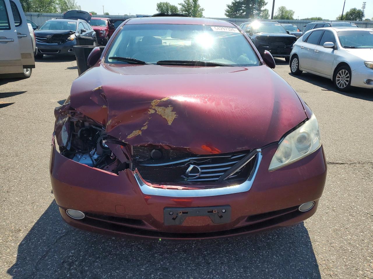 2008 Lexus Es 350 Темно-бордовый vin: JTHBJ46G882270755