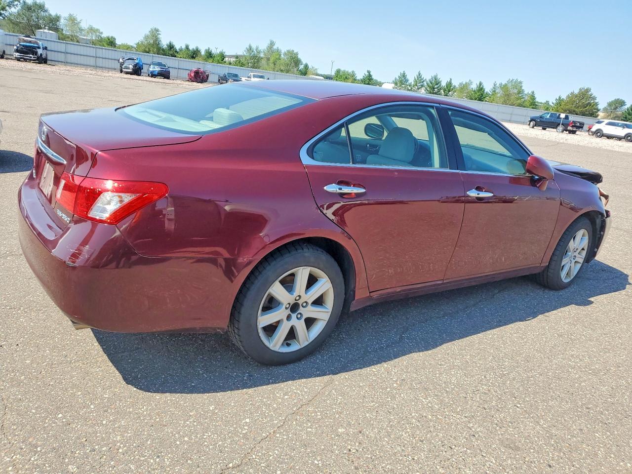2008 Lexus Es 350 Maroon vin: JTHBJ46G882270755