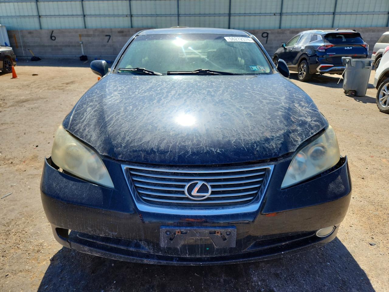 2008 Lexus Es 350 Black vin: JTHBJ46G882273686