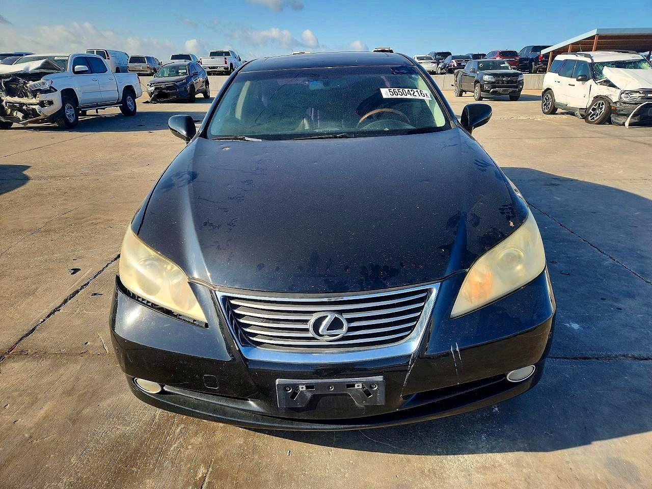 2009 Lexus Es 350 Black vin: JTHBJ46G892279263