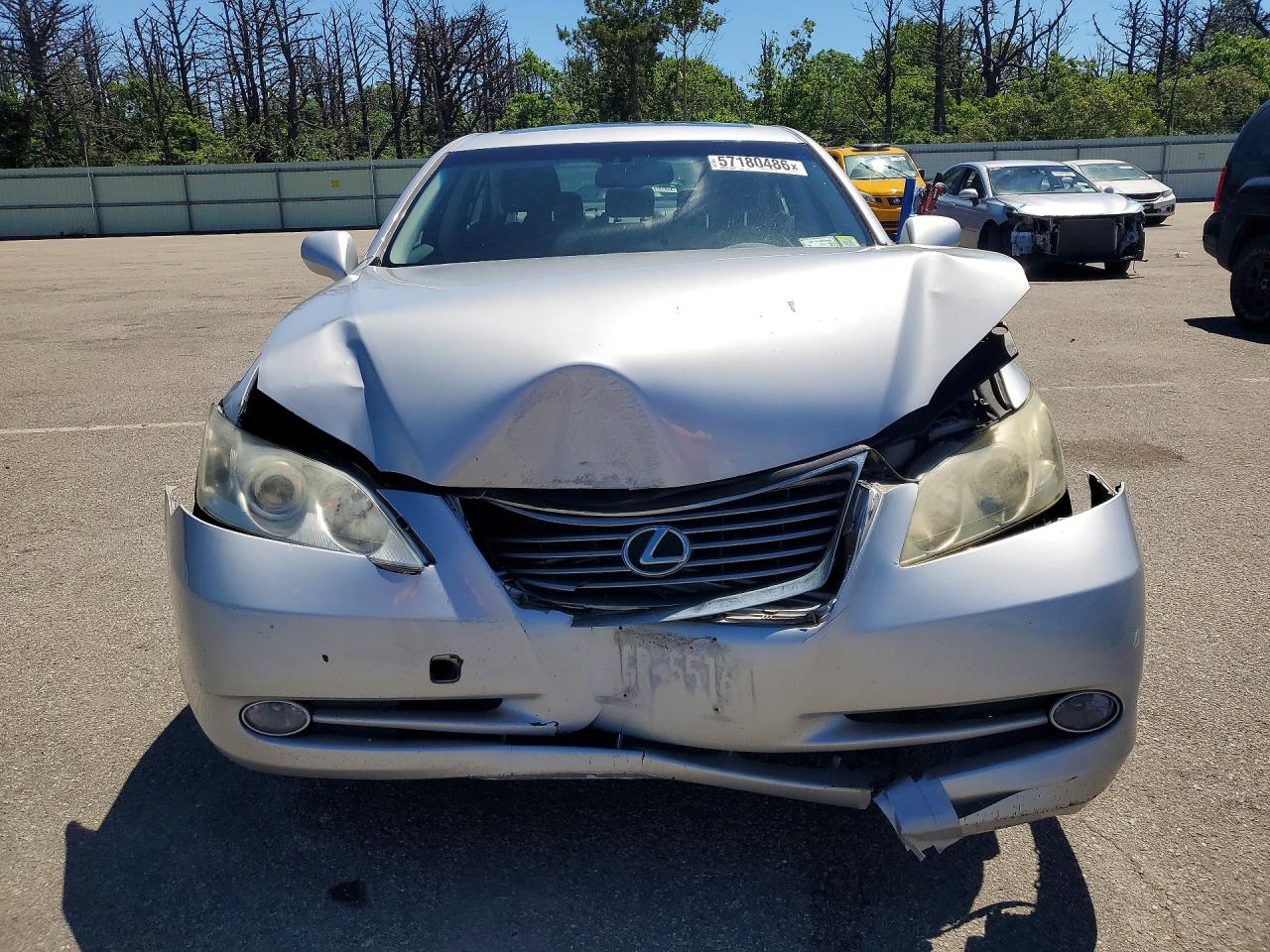 2009 Lexus Es 350 Silver vin: JTHBJ46G892287217