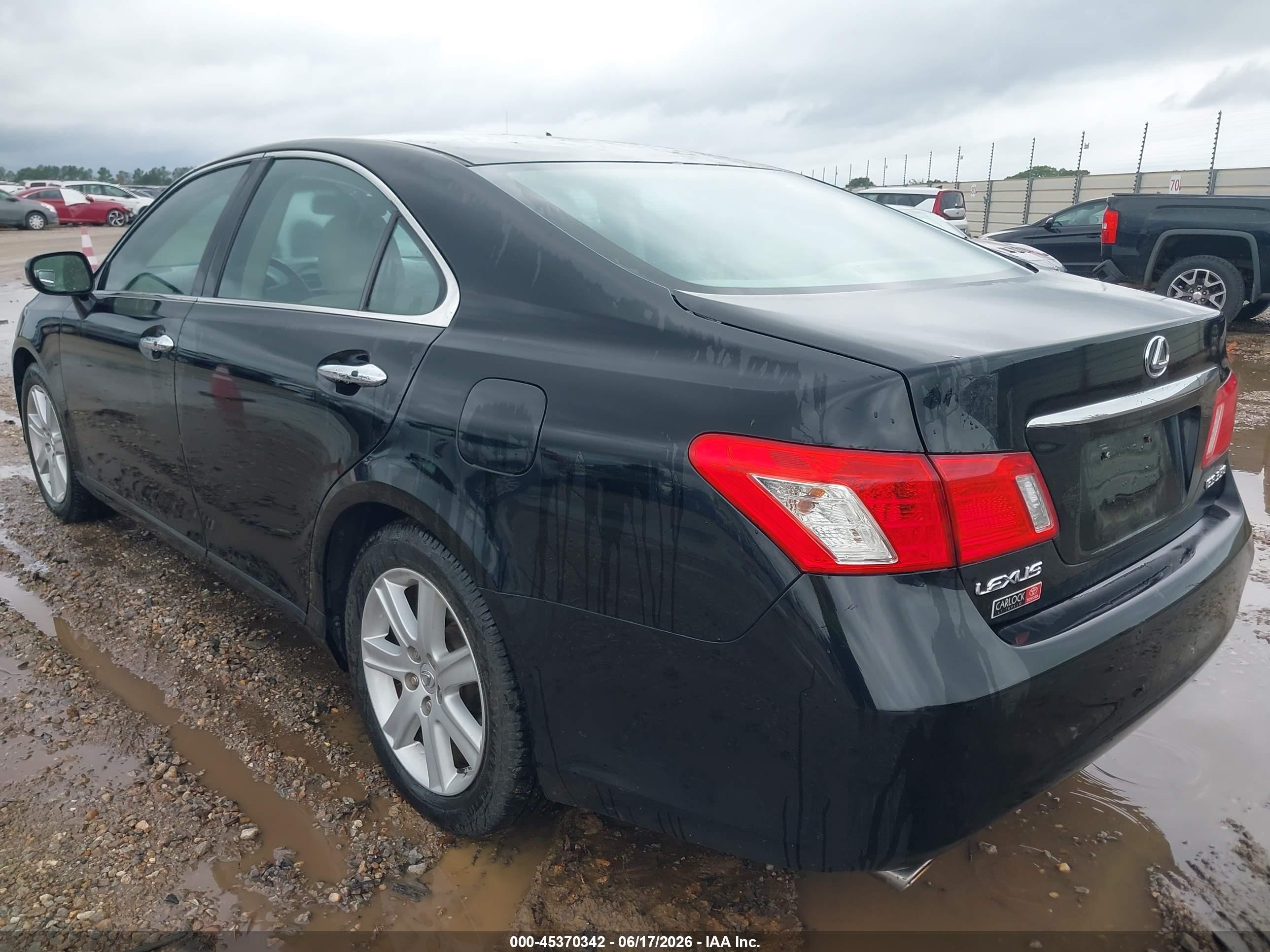 2009 Lexus Es 350   Черный vin: JTHBJ46G892296807