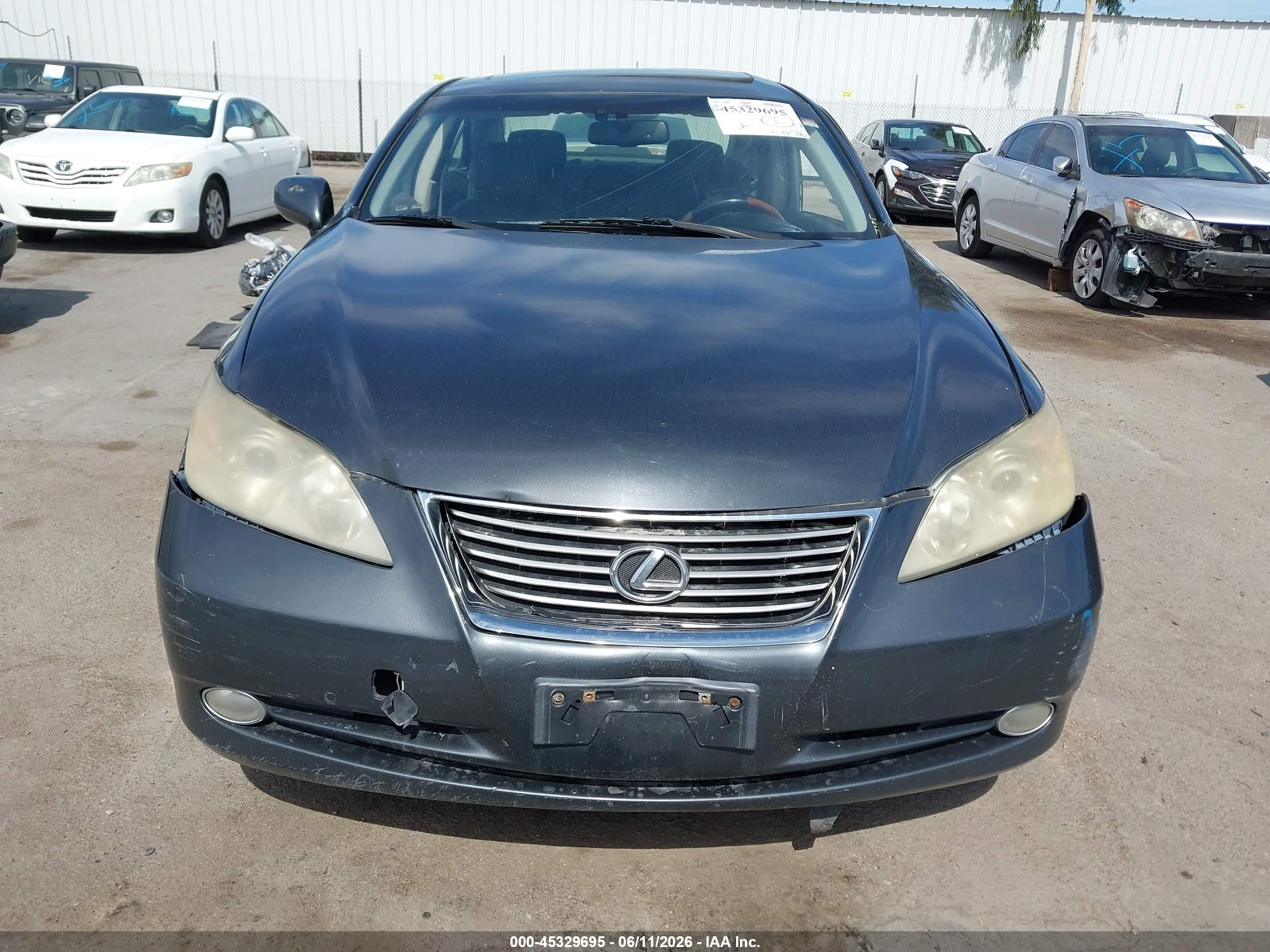 2009 Lexus Es 350   Gray vin: JTHBJ46G892296905