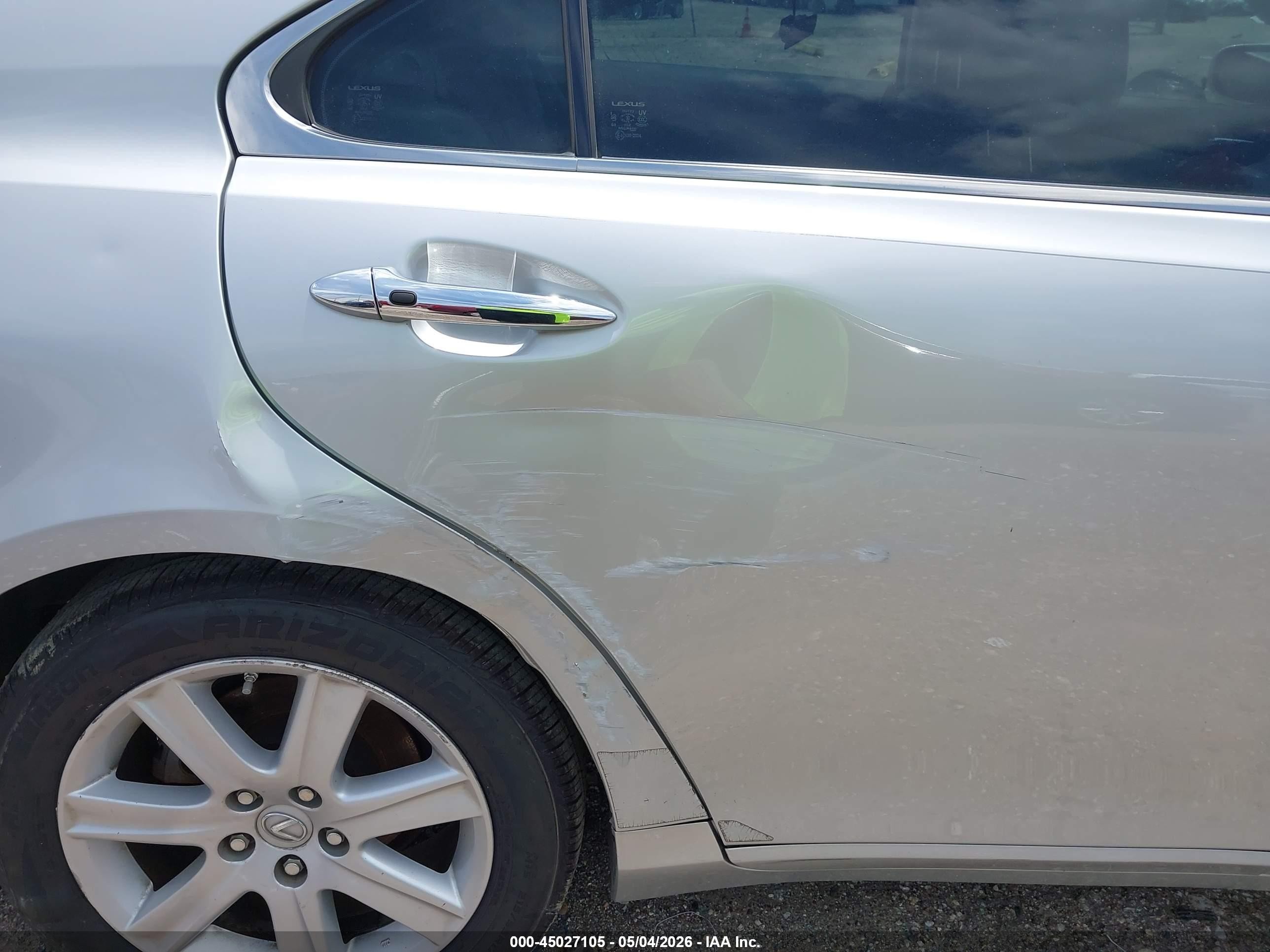 2009 Lexus Es 350   Gray vin: JTHBJ46G892298007