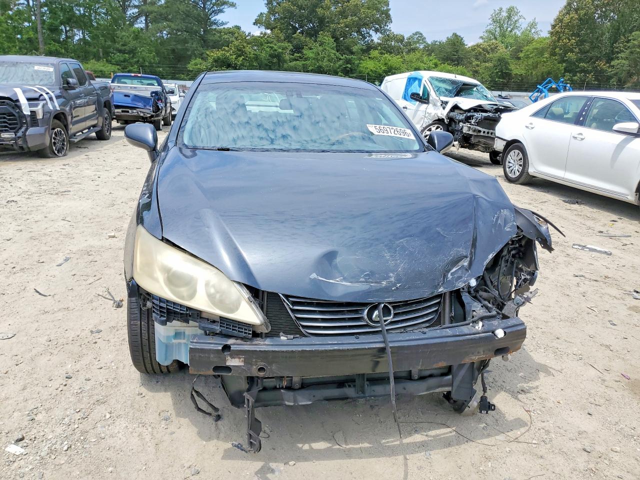 2009 Lexus Es 350 4d Gray vin: JTHBJ46G892307059