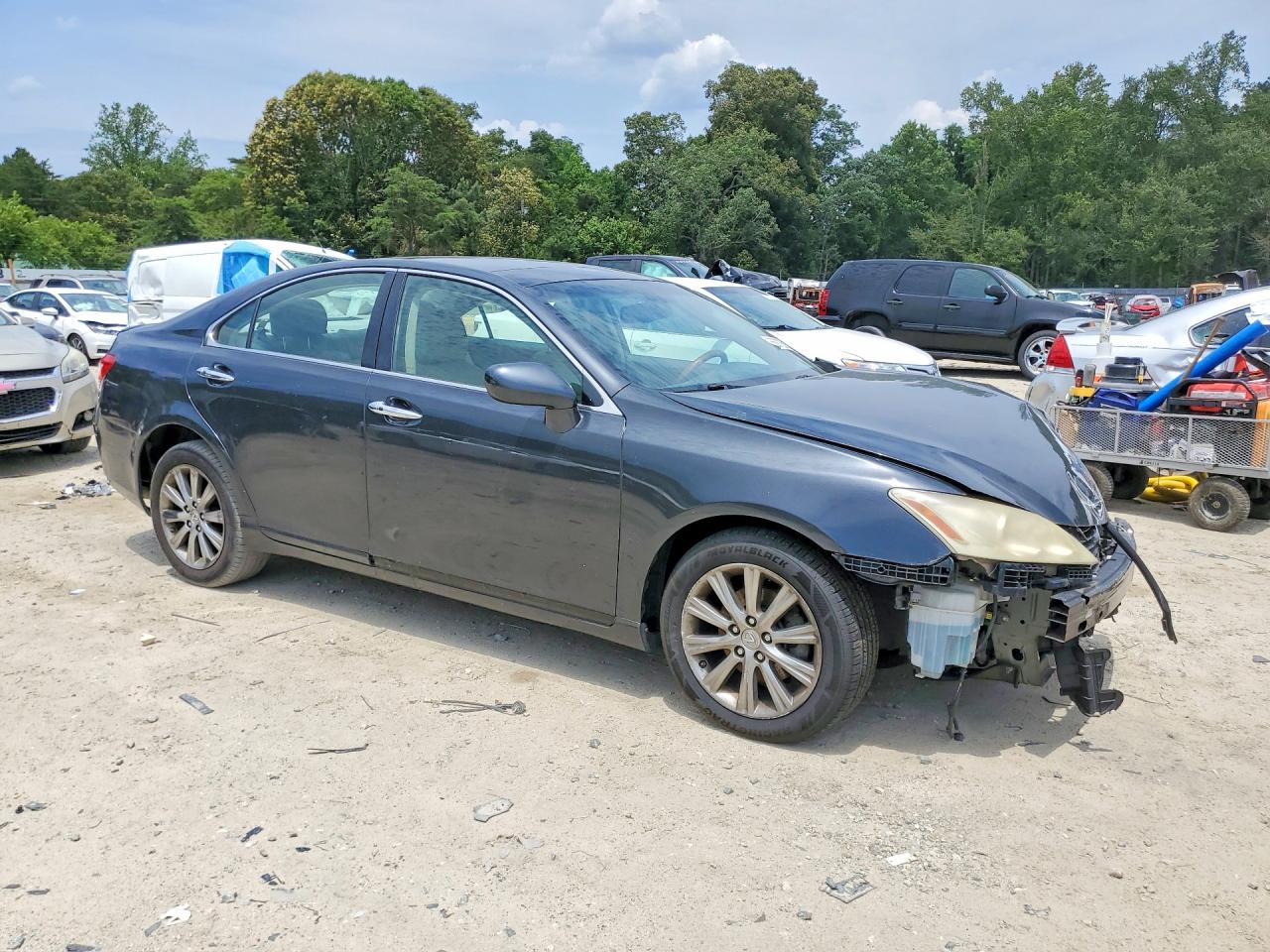 2009 Lexus Es 350 4d Gray vin: JTHBJ46G892307059