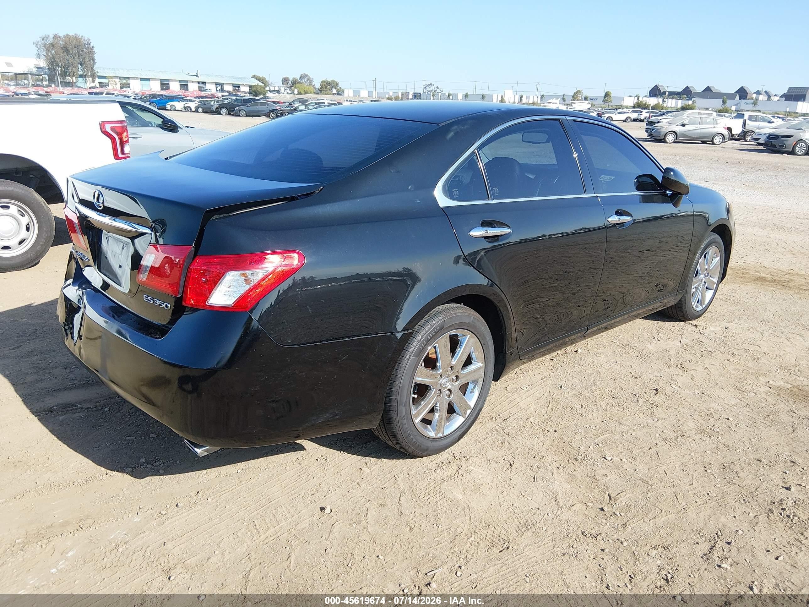 2009 Lexus Es 350   Black vin: JTHBJ46G892317428