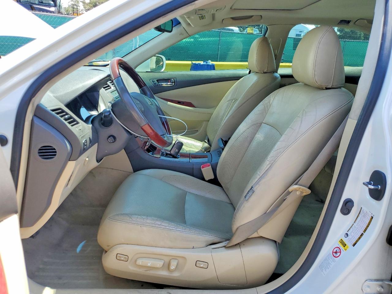 2009 Lexus Es 350 Белый vin: JTHBJ46G892317624