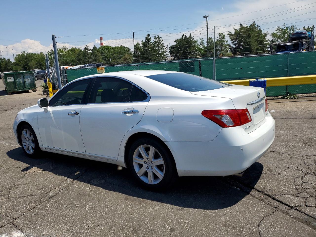 2009 Lexus Es 350 Белый vin: JTHBJ46G892317624