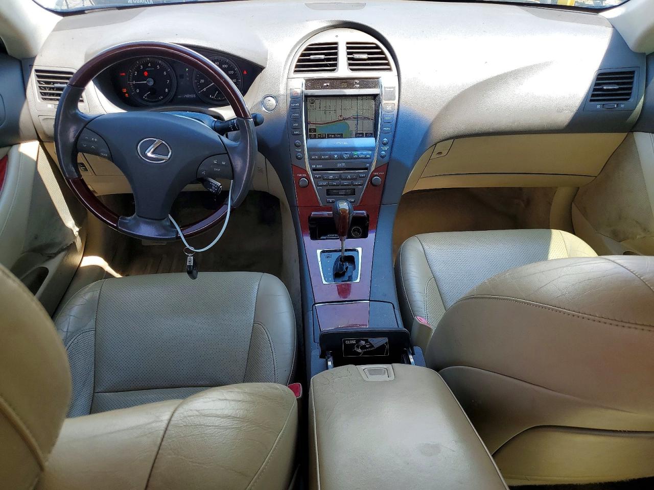 2009 Lexus Es 350 Белый vin: JTHBJ46G892317624
