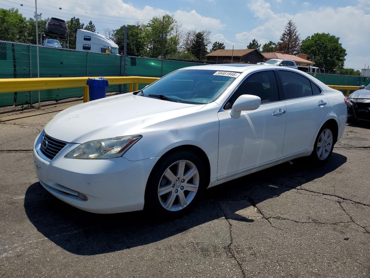 2009 Lexus Es 350 Белый vin: JTHBJ46G892317624