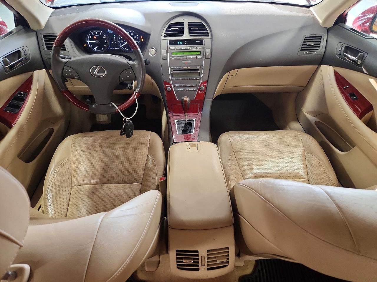 2009 Lexus Es 350 Red vin: JTHBJ46G892318580