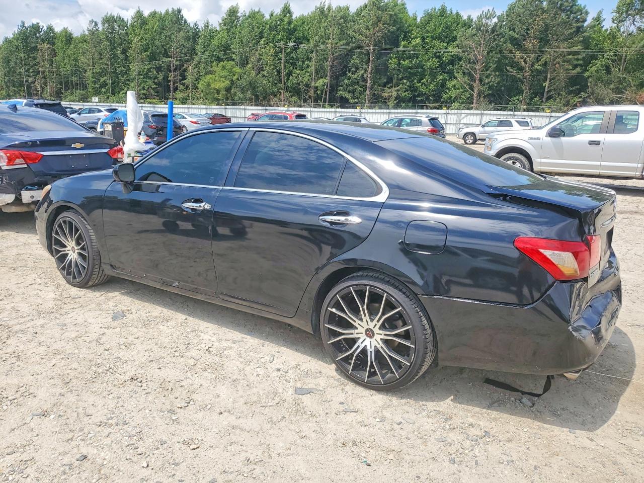 2009 Lexus Es 350 Black vin: JTHBJ46G892321981