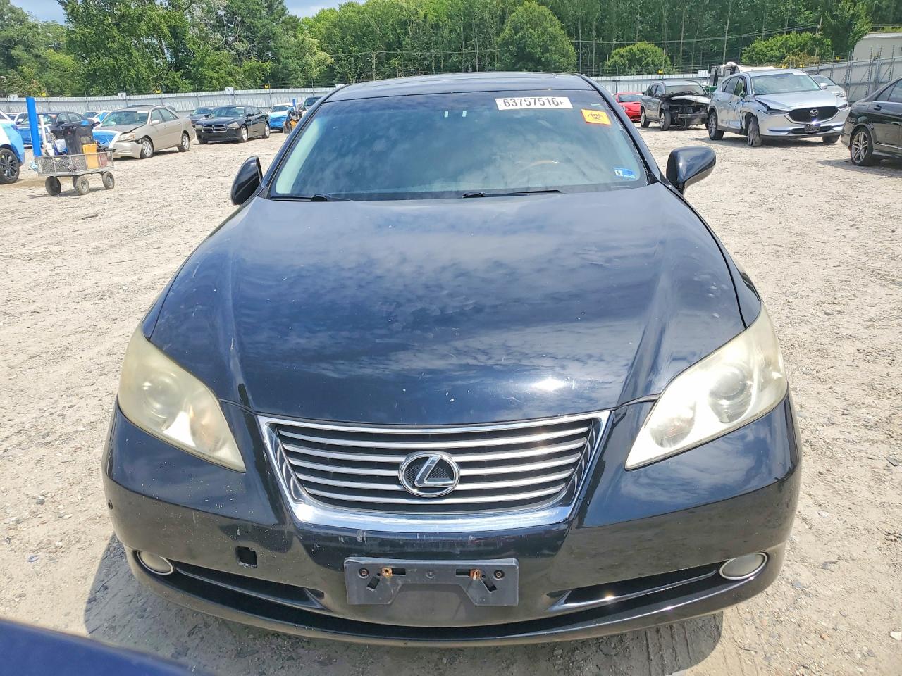 2009 Lexus Es 350 Black vin: JTHBJ46G892321981