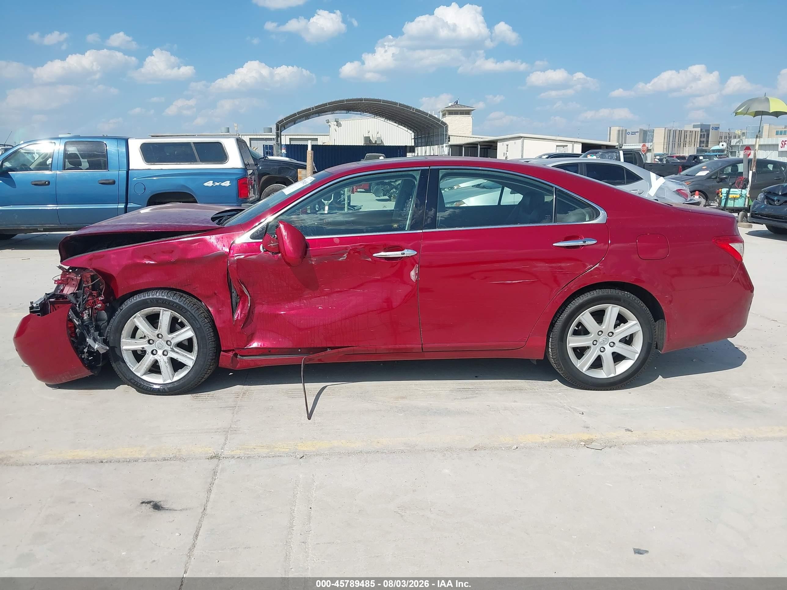 2009 Lexus Es 350   Red vin: JTHBJ46G892332351