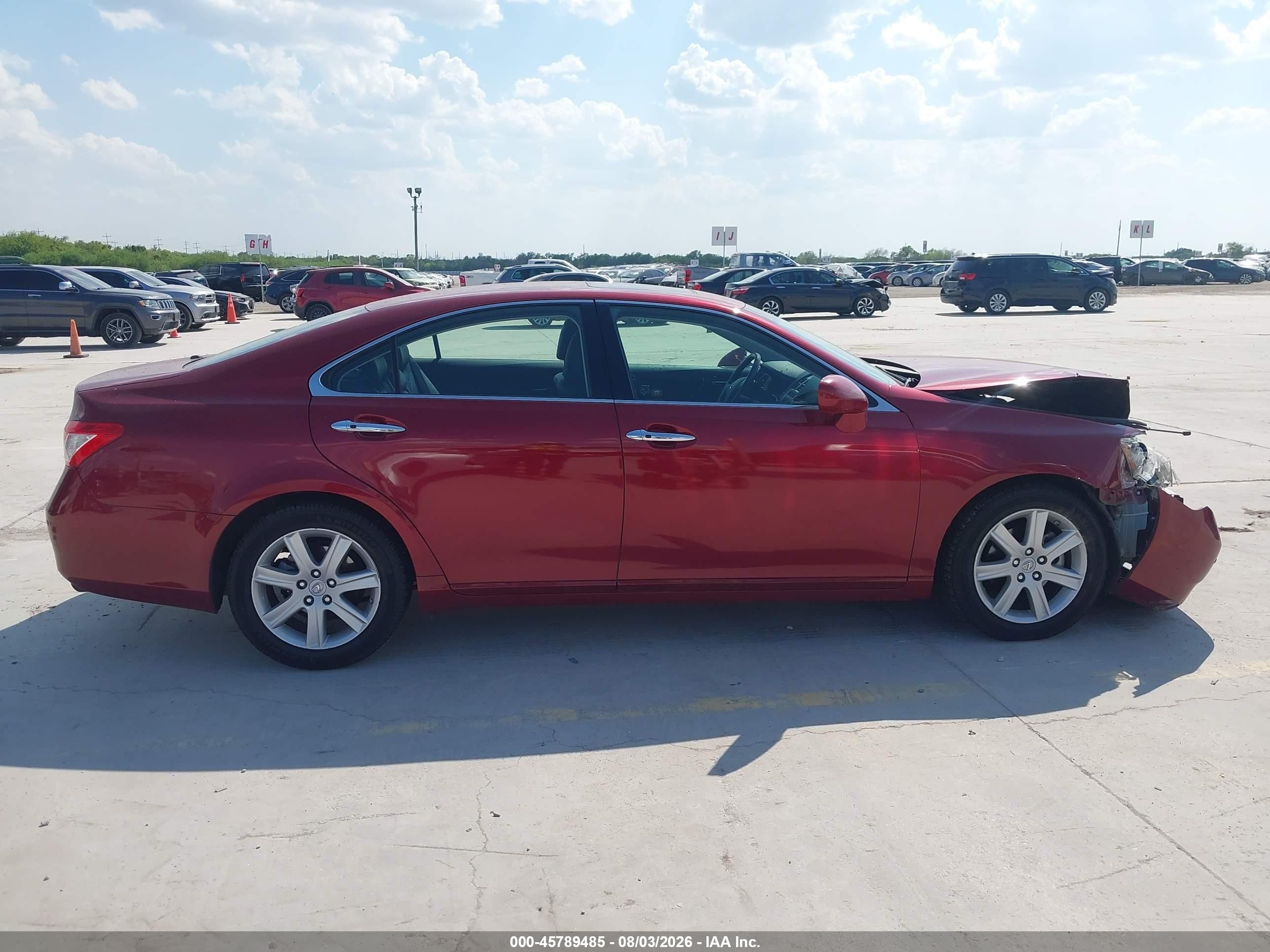 2009 Lexus Es 350   Red vin: JTHBJ46G892332351
