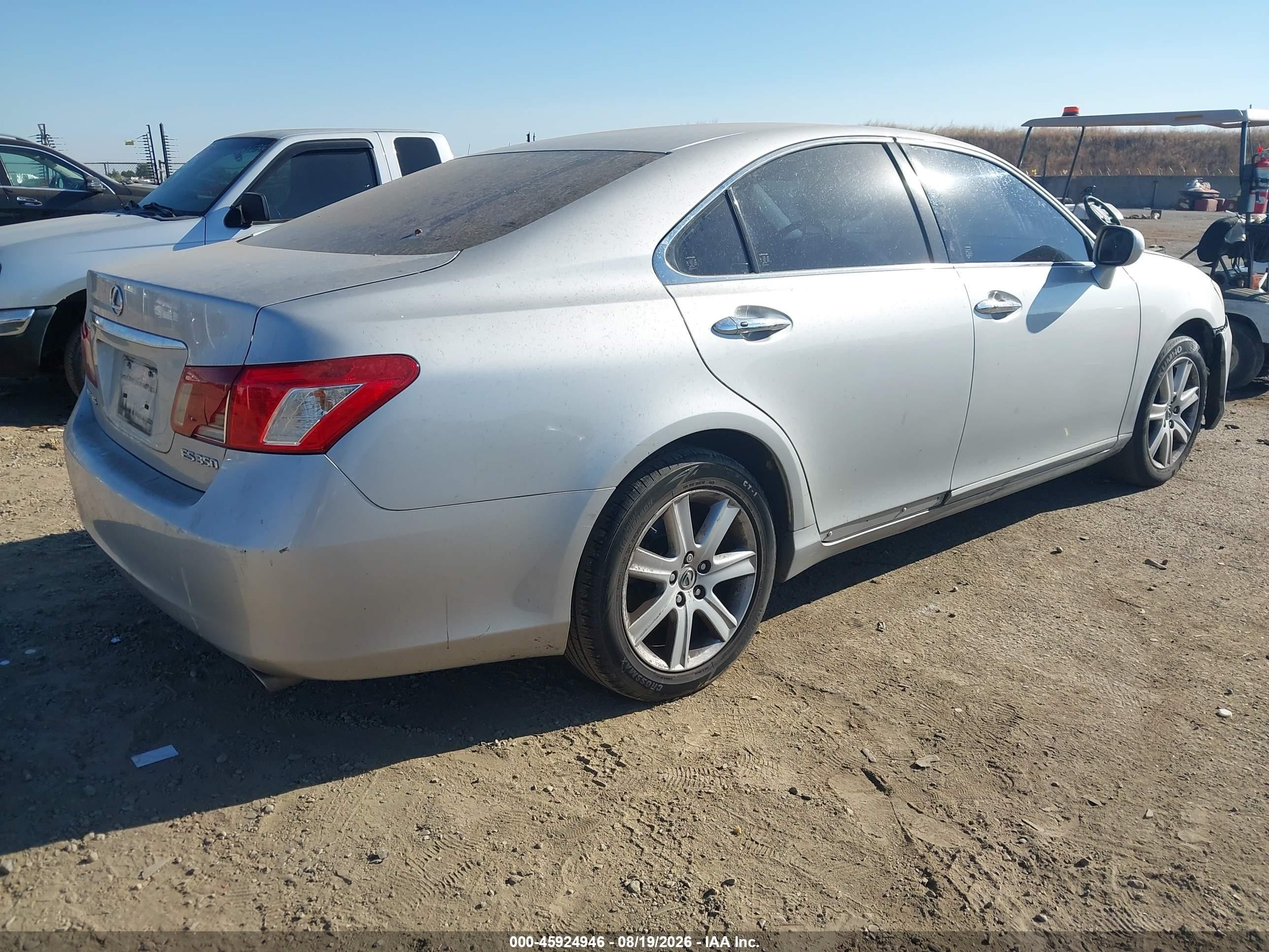 2009 Lexus Es 350 Серебряный vin: JTHBJ46G892339803