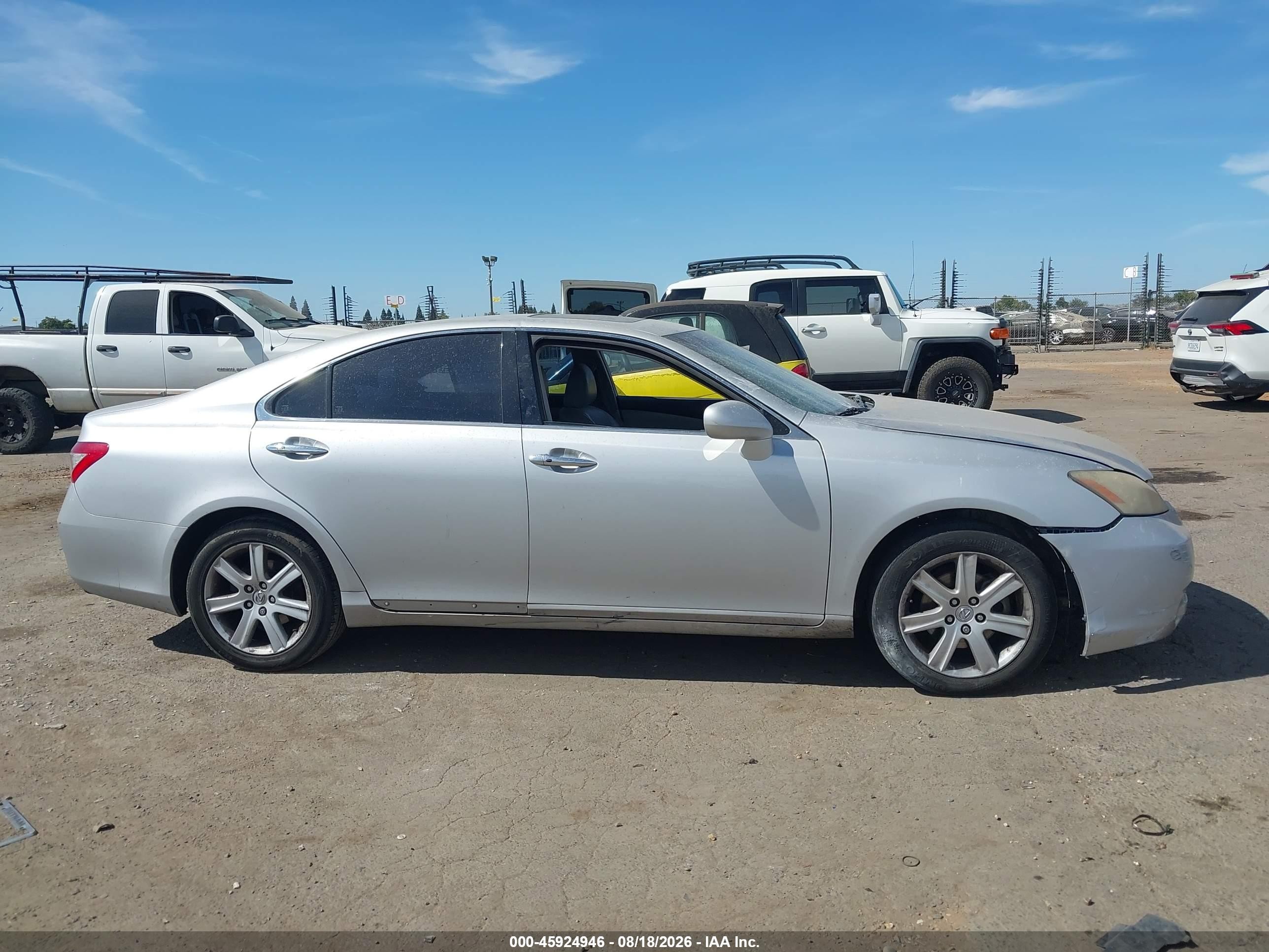 2009 Lexus Es 350 Серебряный vin: JTHBJ46G892339803