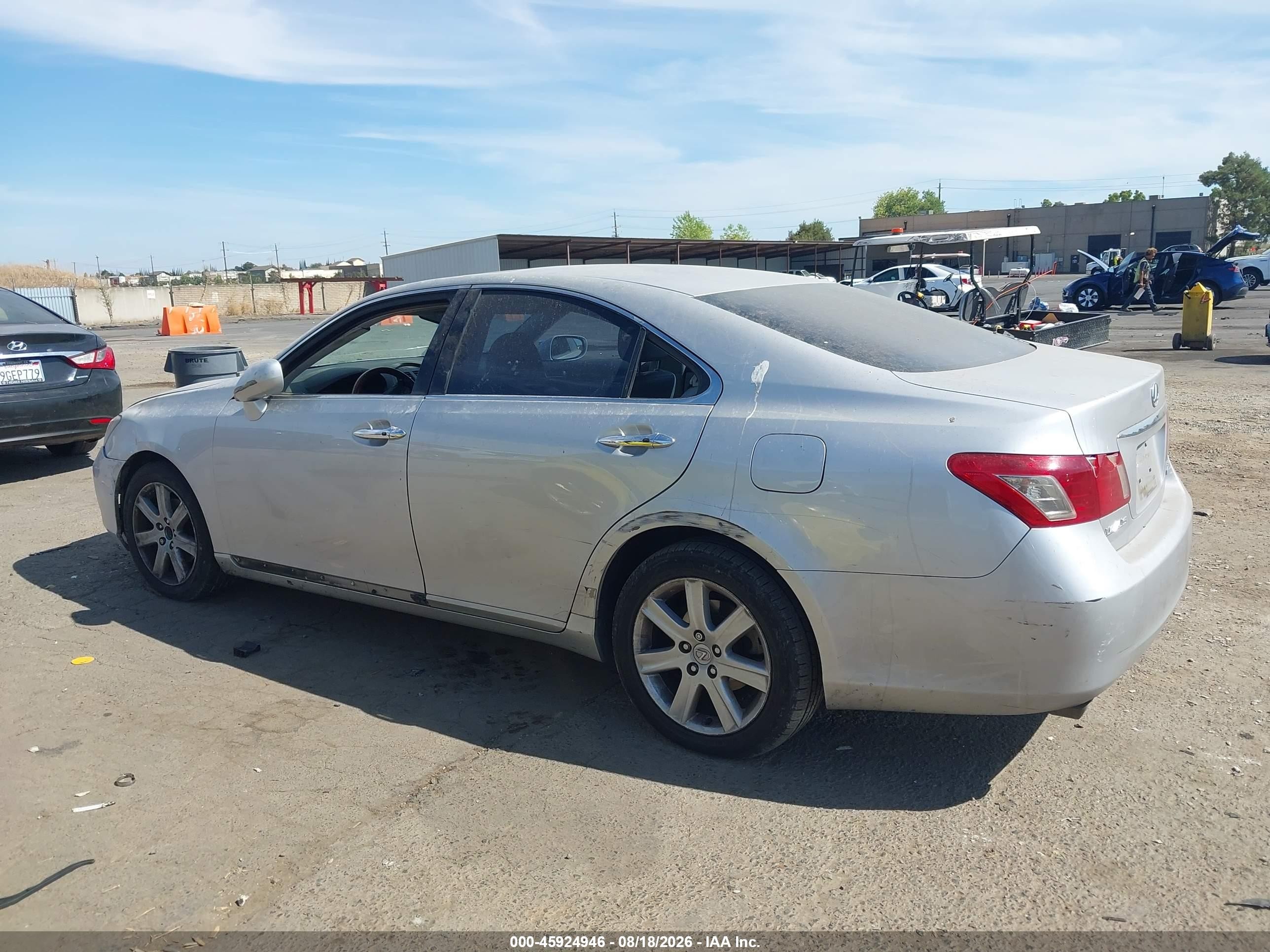 2009 Lexus Es 350 Серебряный vin: JTHBJ46G892339803